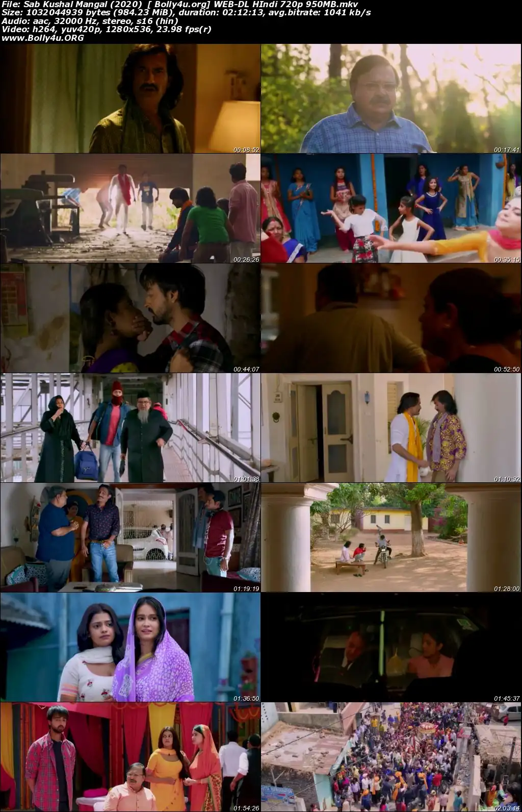 Sab Kushal Mangal 2020 WEB-DL 400Mb Hindi Movie Download 480p
