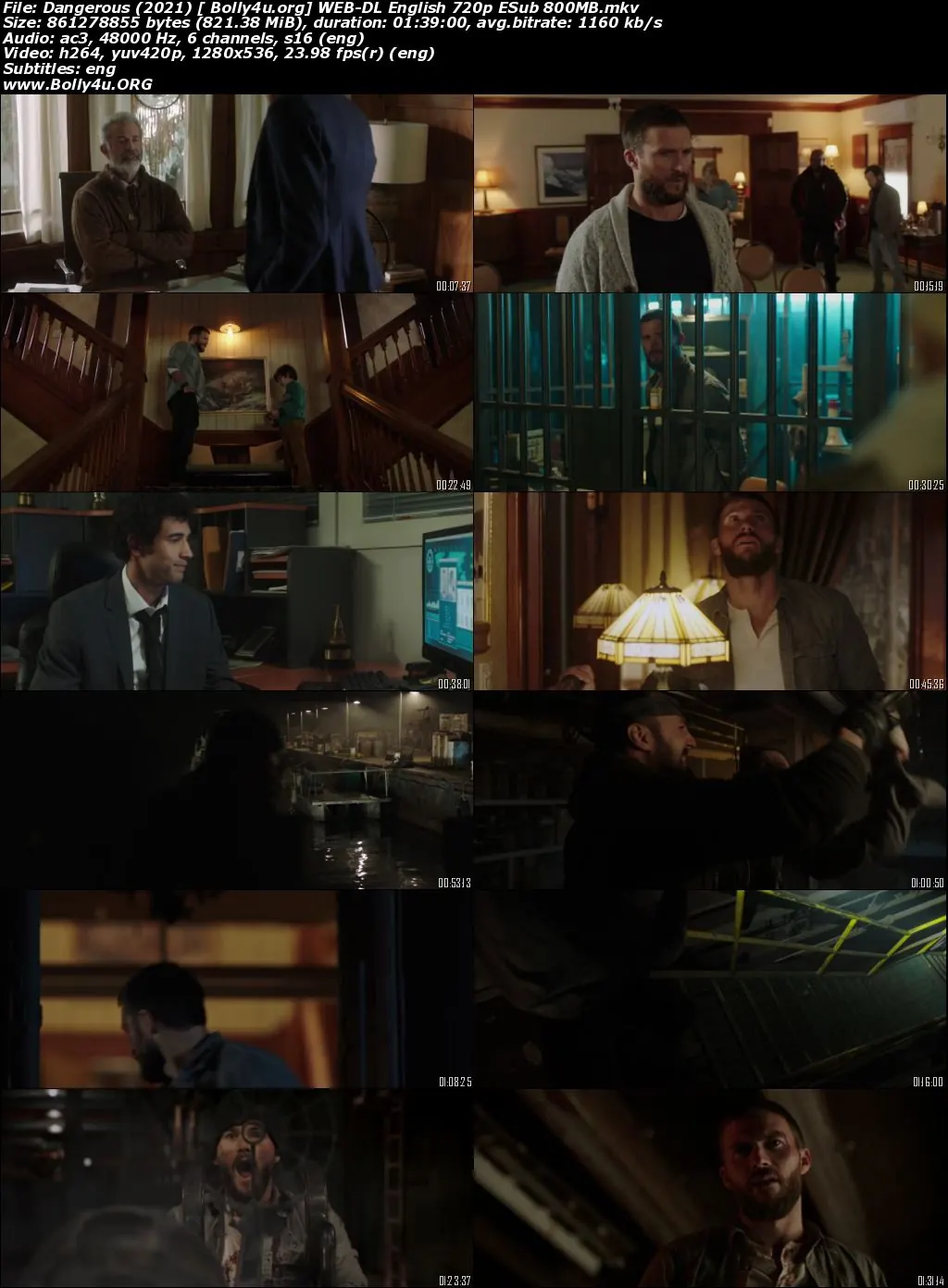 Dangerous 2021 WEB-DL 300MB English 480p ESubs Download