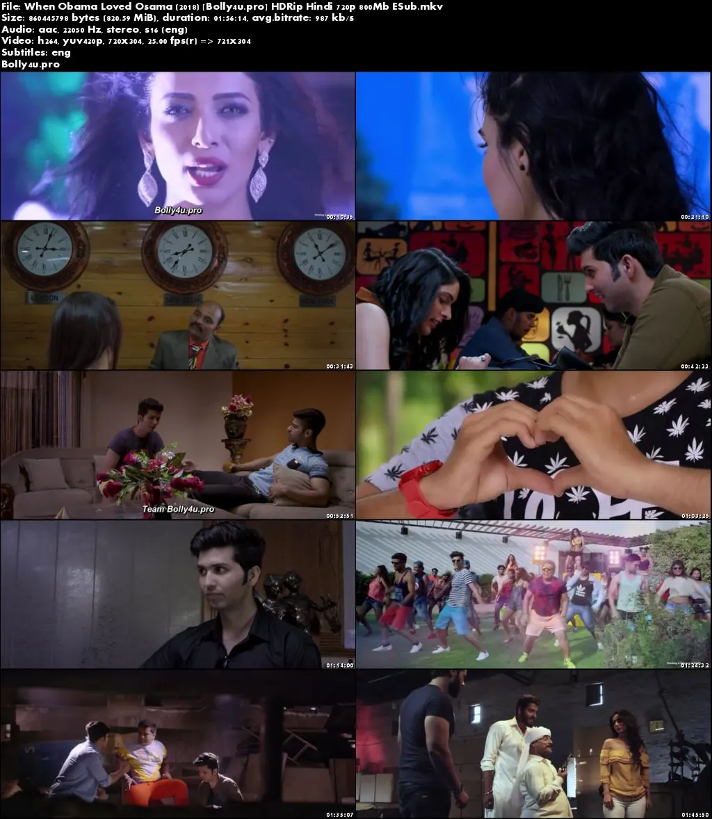 When Obama Loved Osama 2018 HDRip 800MB Hindi 720p ESub Download