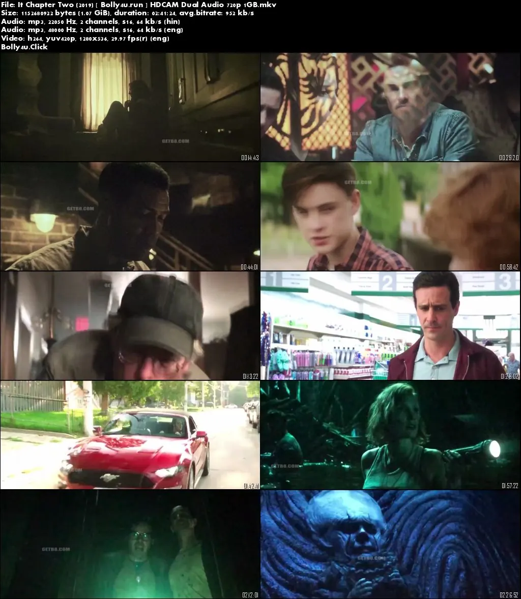 It Chapter Two 2019 HDCAM 500MB Hindi Dual Audio 480p Download
