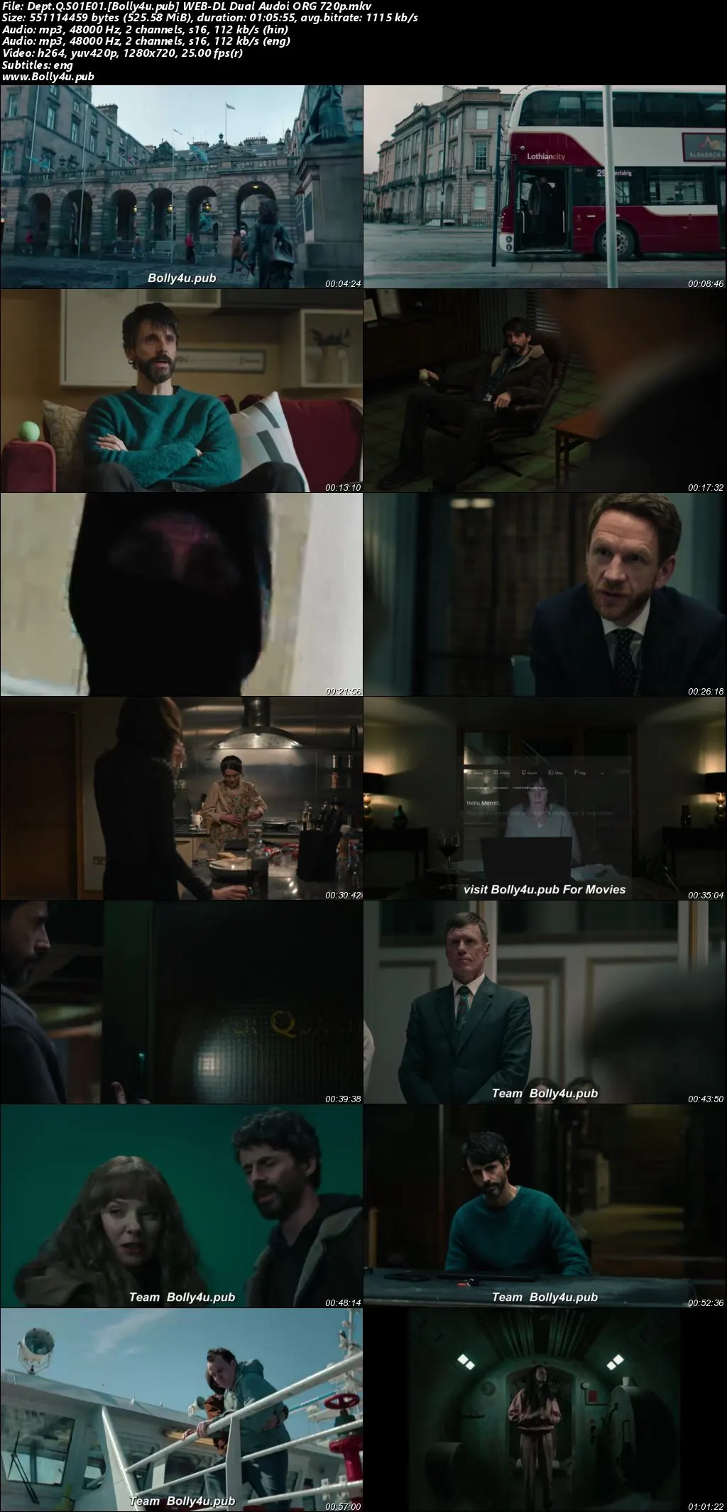 Dept Q 2025 WEB-DL Hindi Dual Audio ORG S01 Complete Download 720p  480p