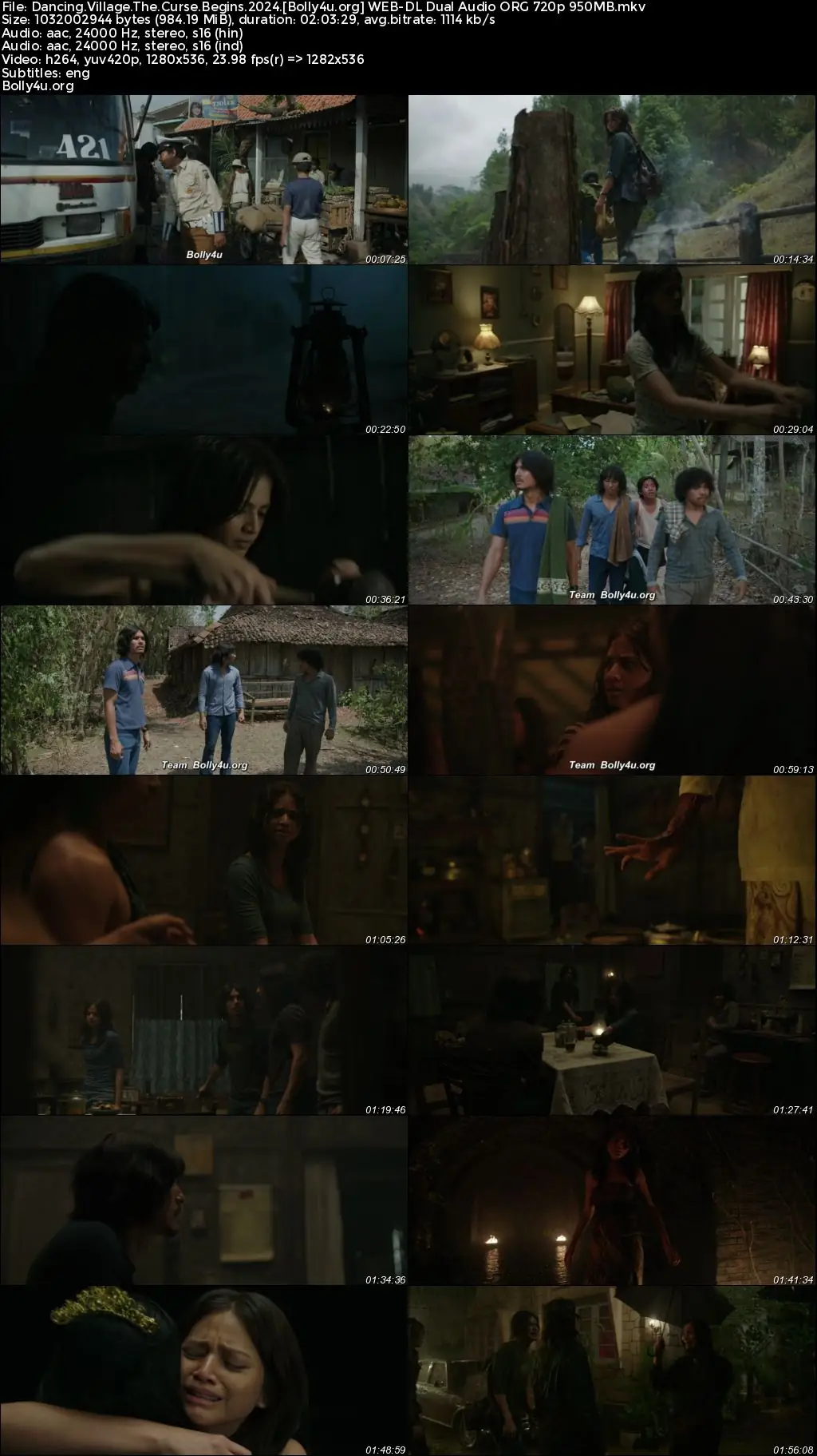 Dancing Village The Curse Begins 2024 WEB-DL Hindi Dual Audio ORG Full Movie Download 1080p  720p  480p