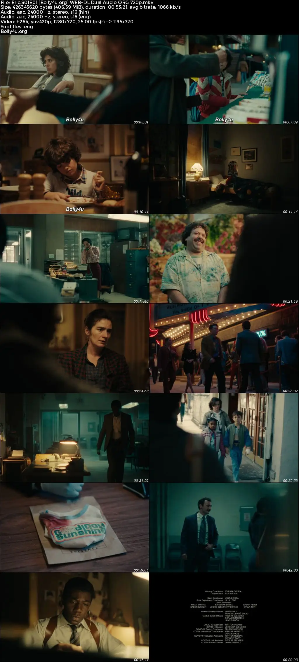 Eric 2024 WEB-DL Hindi Dual Audio ORG S01 Complete Download 720p  480p