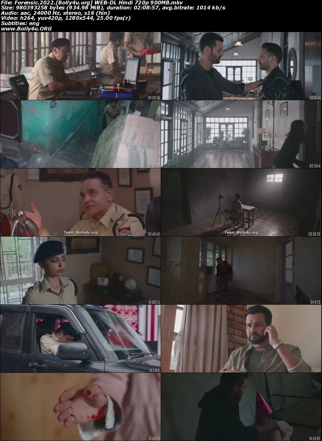 Forensic 2022 WEB-DL Hindi Movie Download