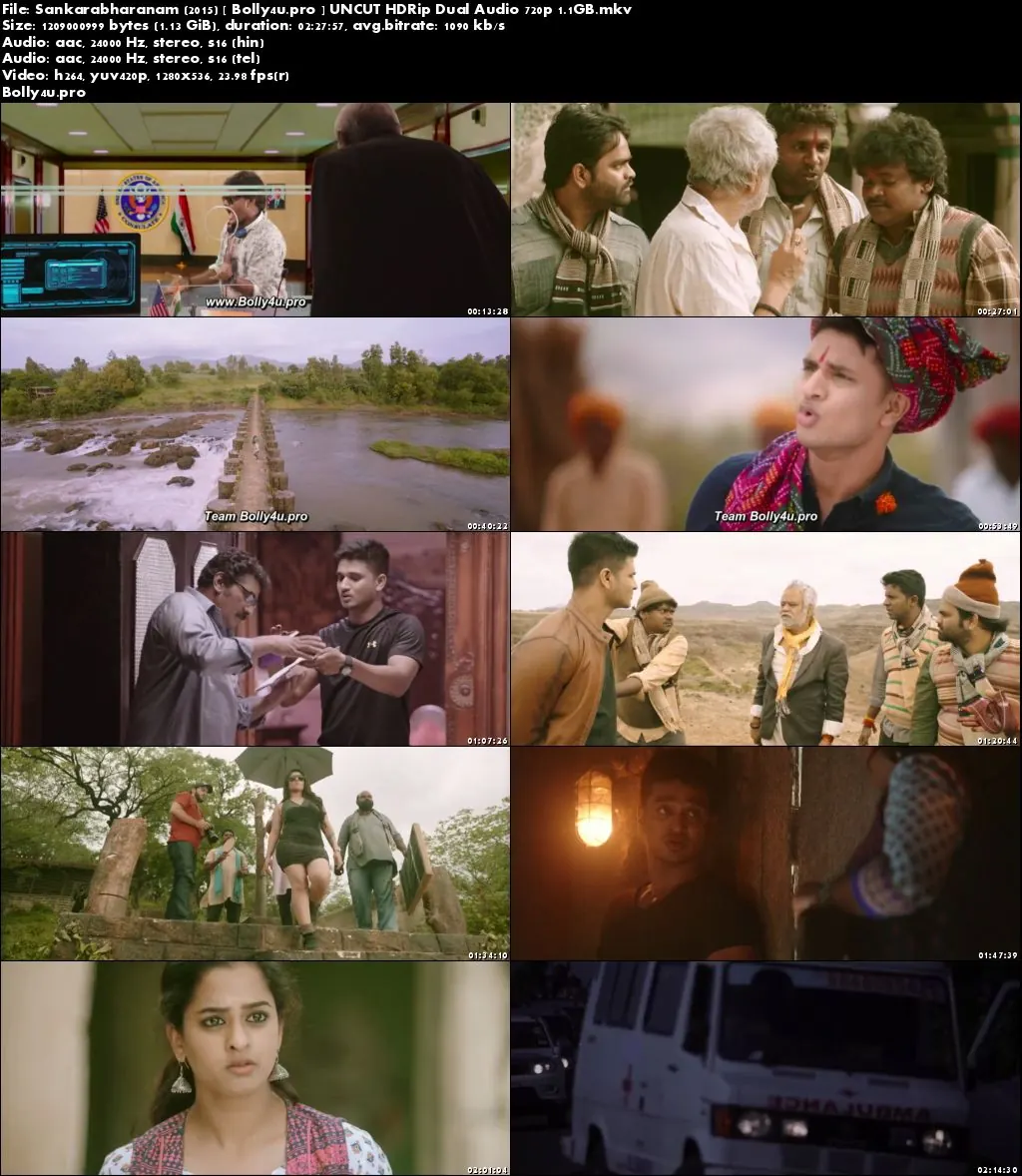Sankarabharanam 2015 HDRip UNCUT Hindi Dual Audio 720p Download