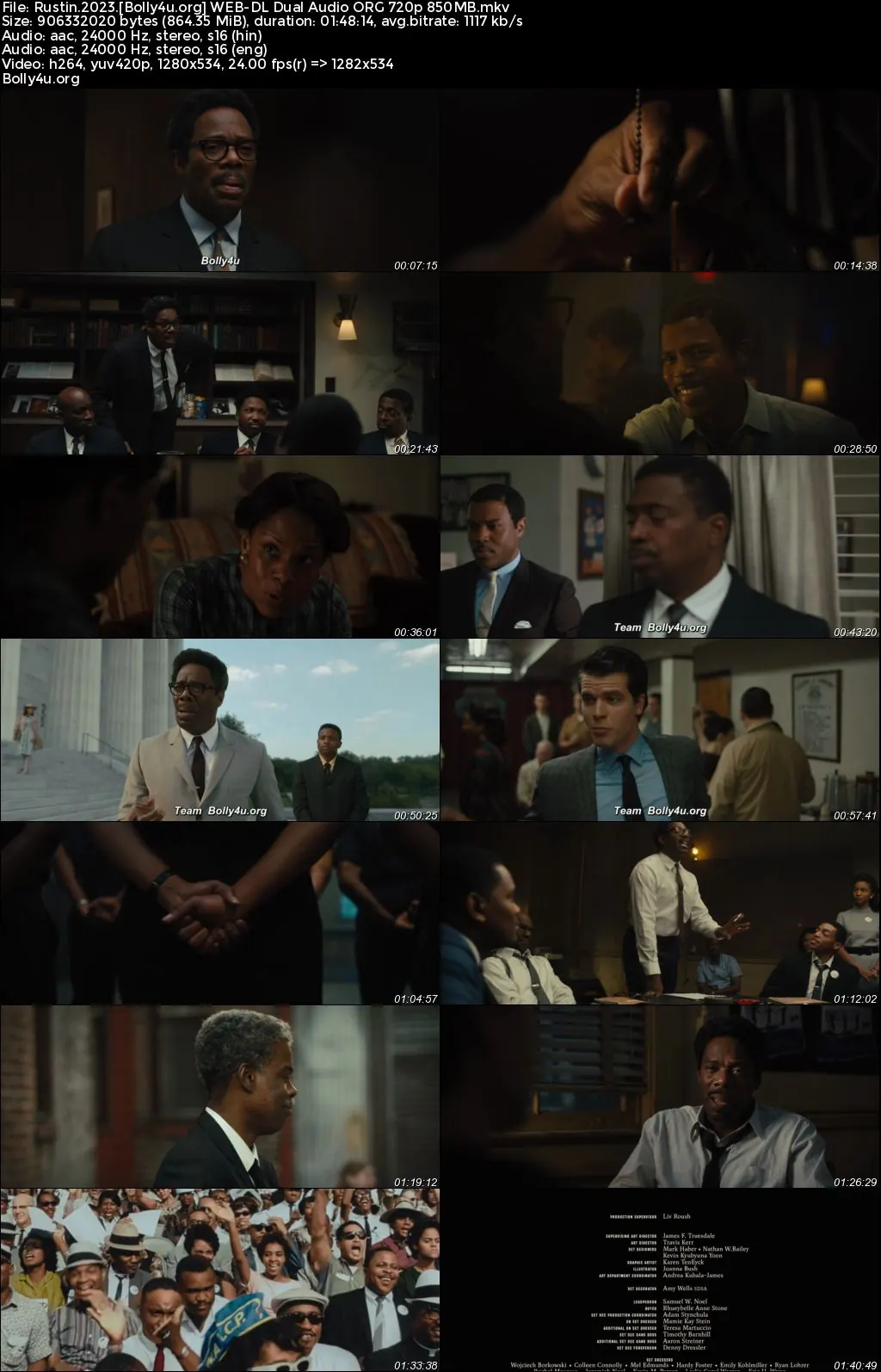 Rustin 2023 WEB-DL Hindi Dual Audio ORG Full Movie Download 1080p  720p  480p