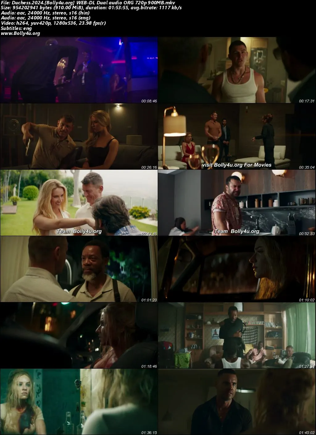 Duchess 2024 WEB-DL Hindi Dual Audio ORG Full Movie Download 1080p  720p  480p