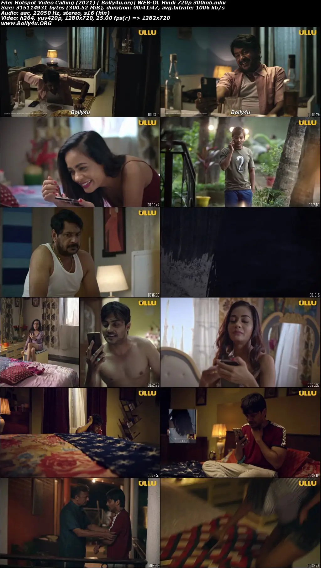 Hotspot Video Calling 2021 WEB-DL 300Mb Hindi ULLU 720p Download