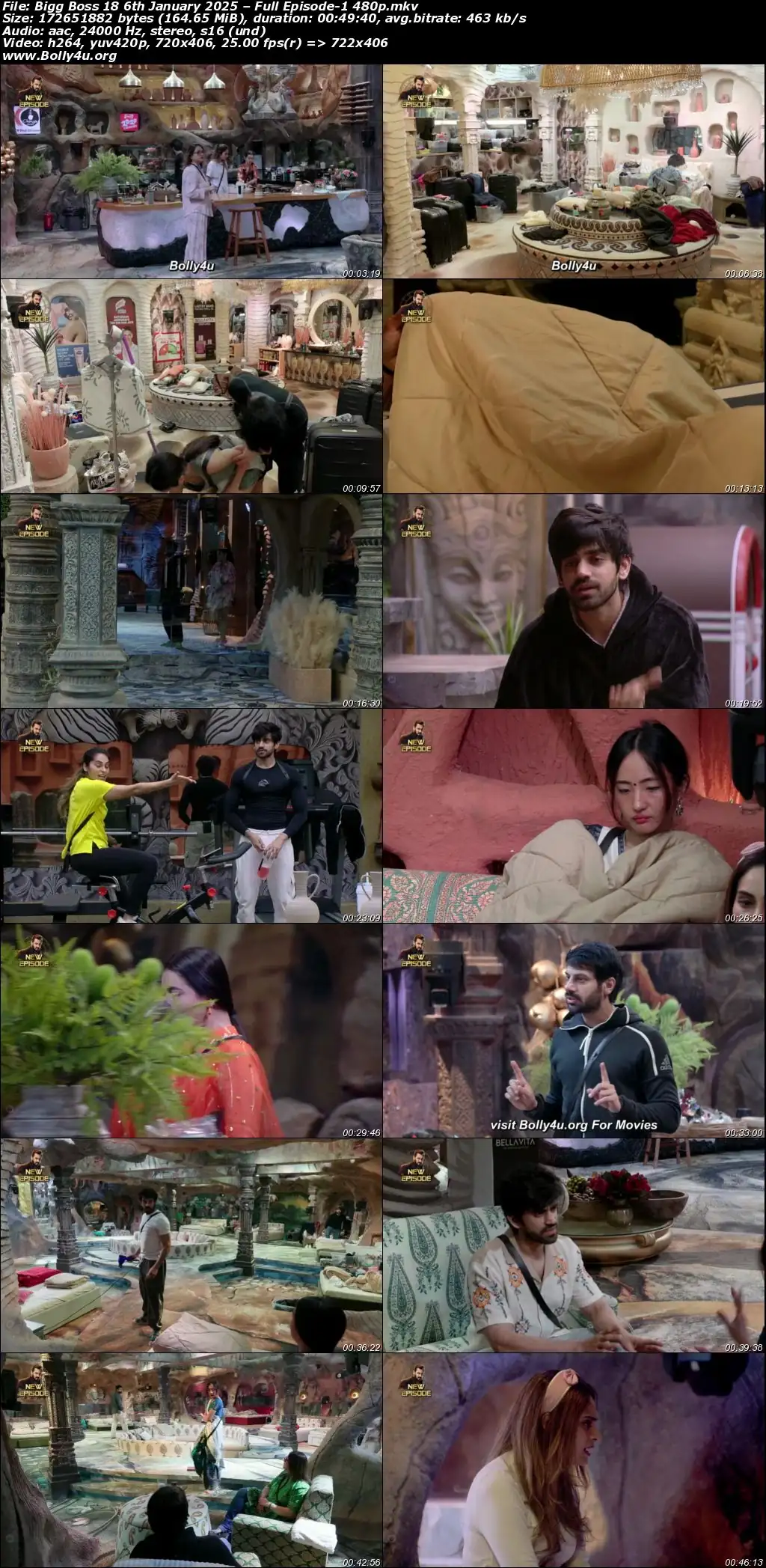 Bigg Boss 2024 WEB-DL Hindi S18E93 Download 720p  480p