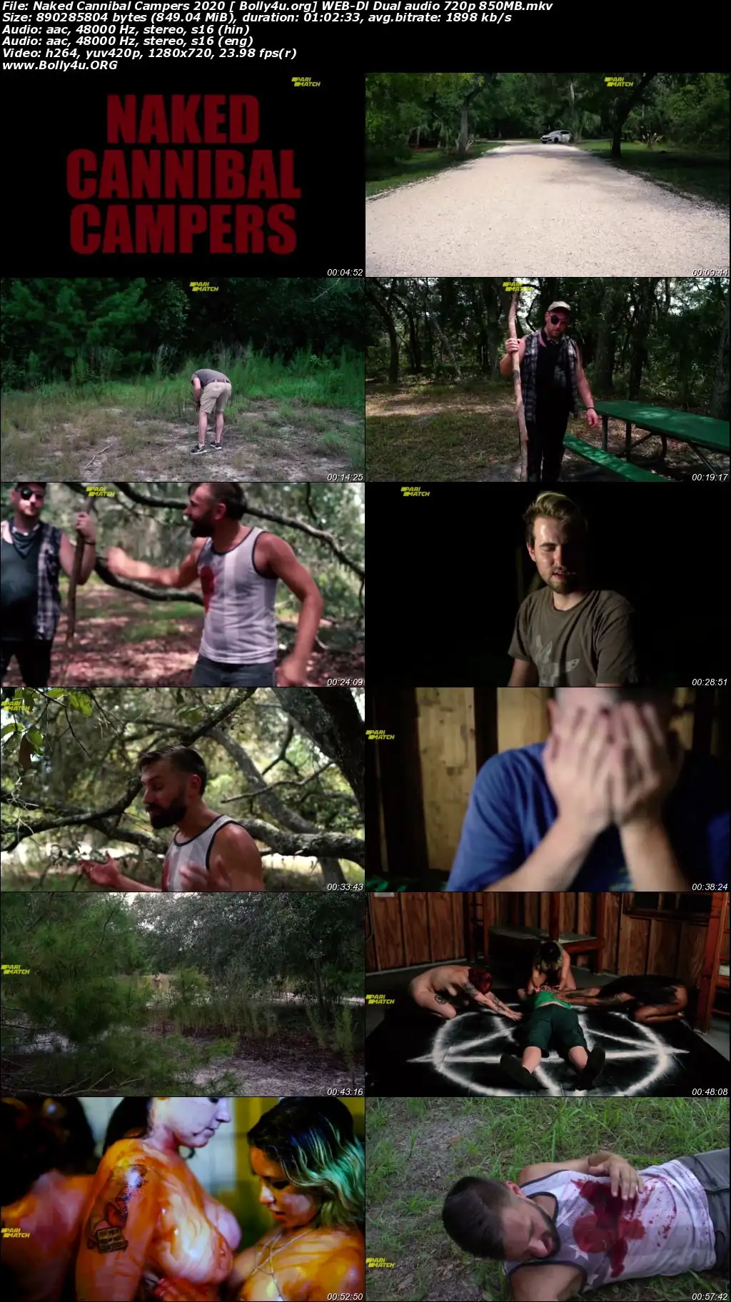  Naked Cannibal Campers 2020 WEB-DL 850Mb Hindi Dual Audio 720p Download