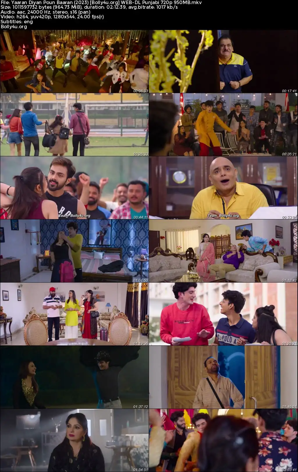 Yaaran Diyan Poun Baaran 2023 WEB-DL Punjabi Full Movie Download 1080p  720p  480p