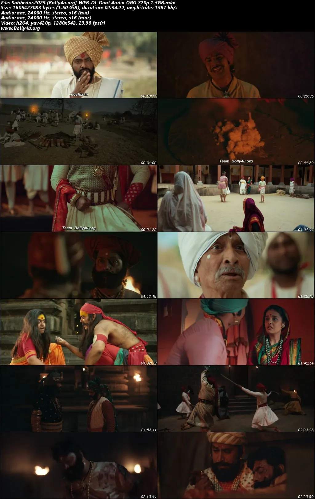 Subhedar 2023 WEB-DL Hindi Dual Audio ORG Full Movie Download 1080p  720p  480p