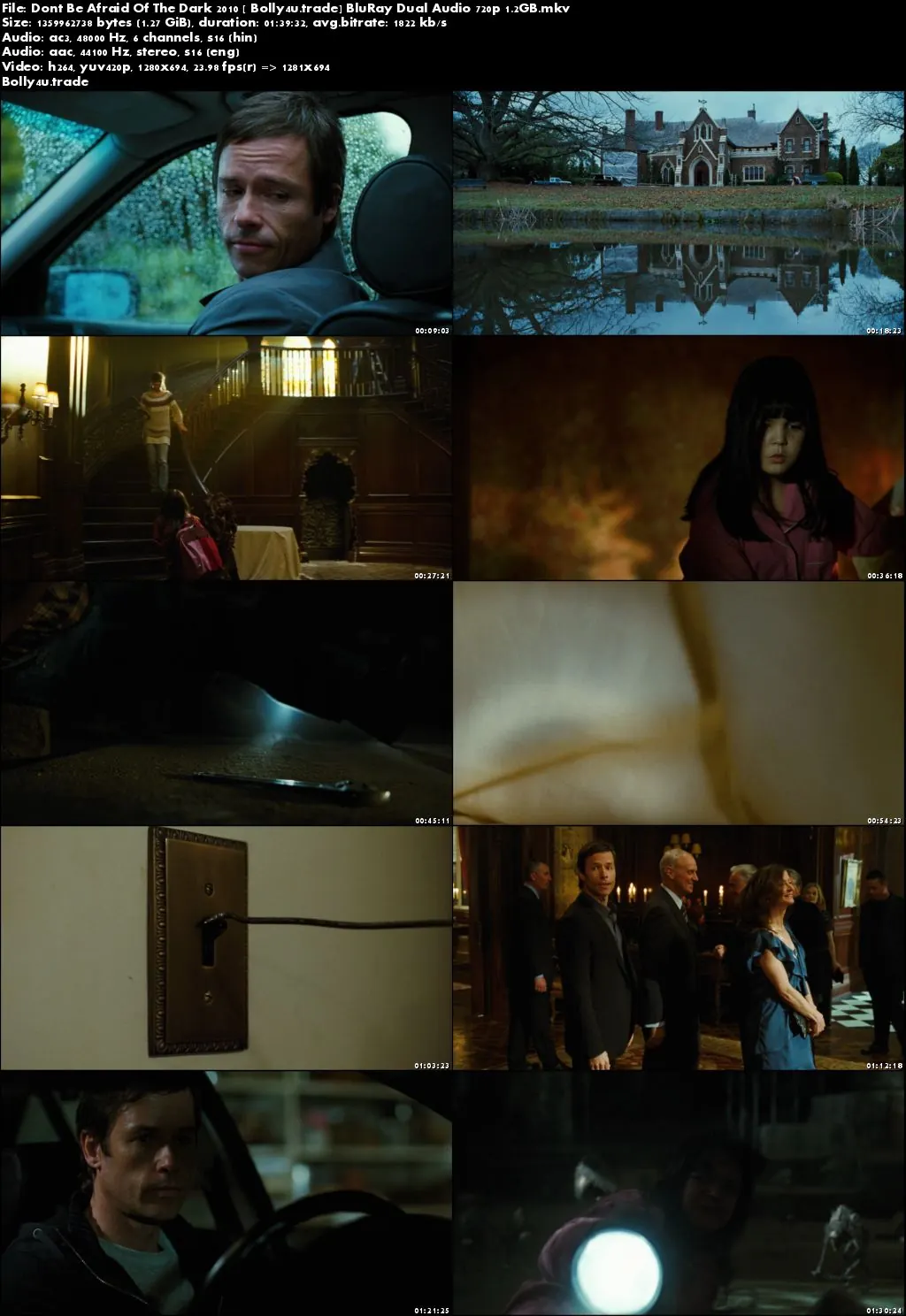 Dont Be Afraid Of The Dark 2010 BluRay Hindi Dual Audio 720p ESub Download