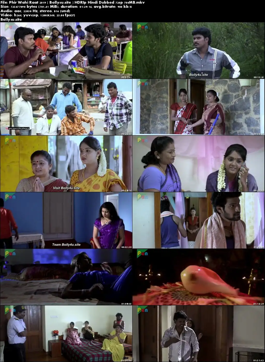 Phir Wahi Raat 2019 HDRip 700MB Hindi Dubbed 720p Download