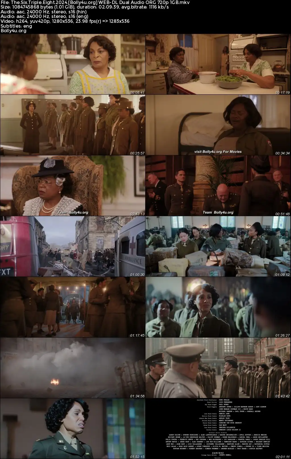 The Six Triple Eight 2024 WEB-DL Hindi Dual Audio ORG Full Movie Download 1080p  720p  480p
