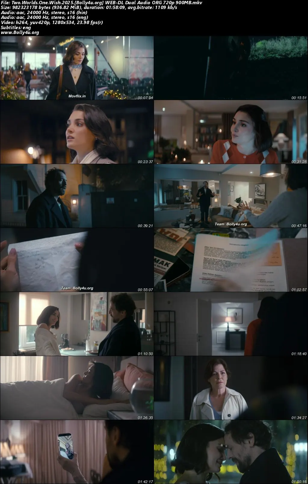 Two Worlds One Wish 2025 WEB-DL Hindi Dual Audio ORG Full Movie Download 1080p  720p  480p