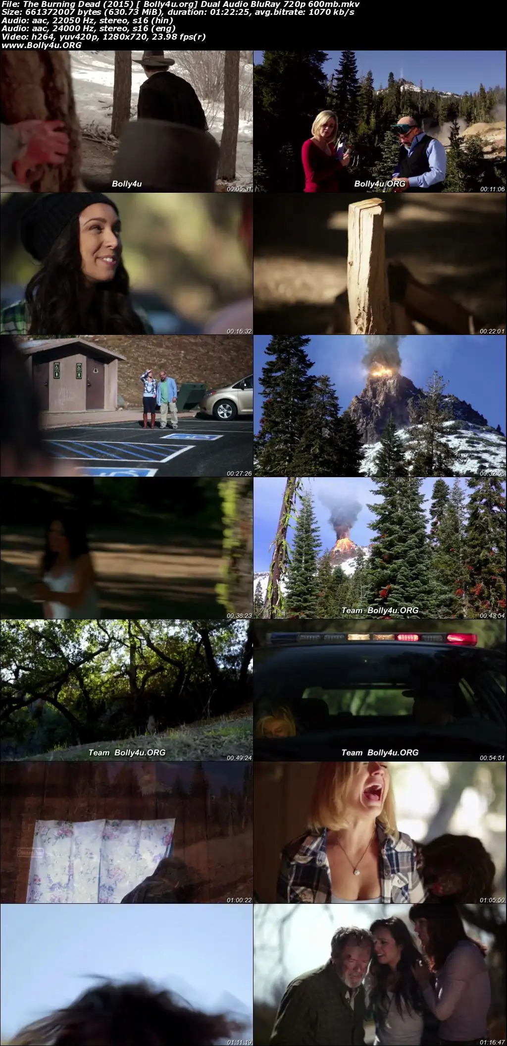 The Burning Dead 2015 BluRay 300Mb Hindi Dual Audio 480p Download
