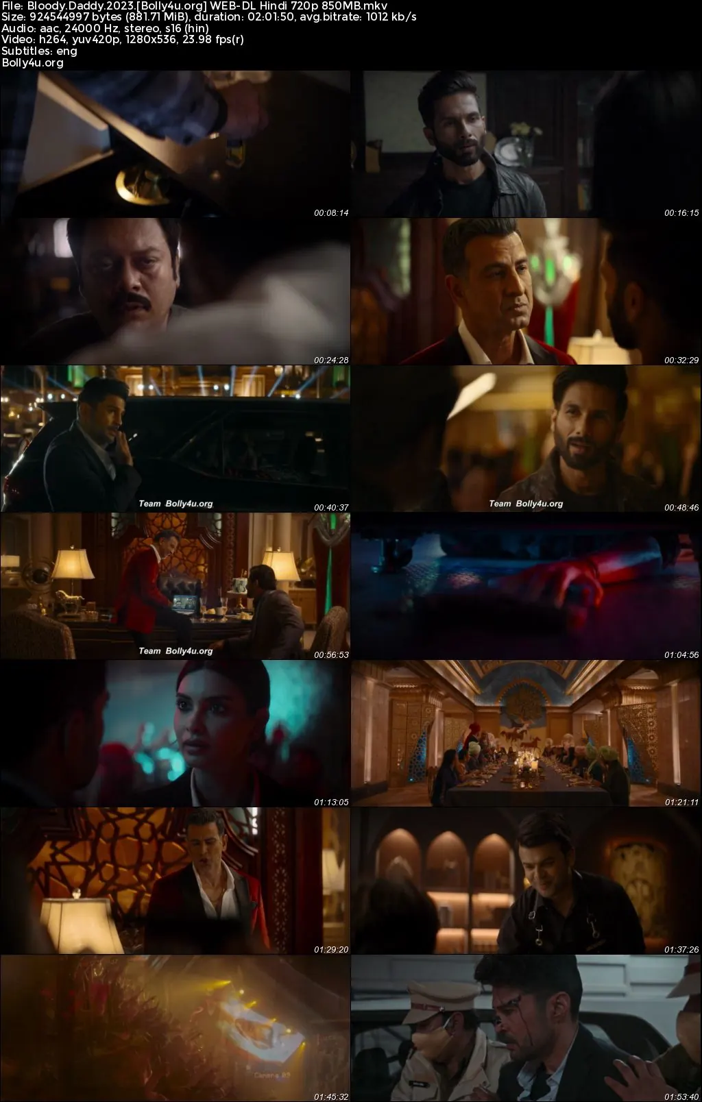 Bloody Daddy 2023 WEB-DL Hindi Full Movie Download 1080p  720p  480p