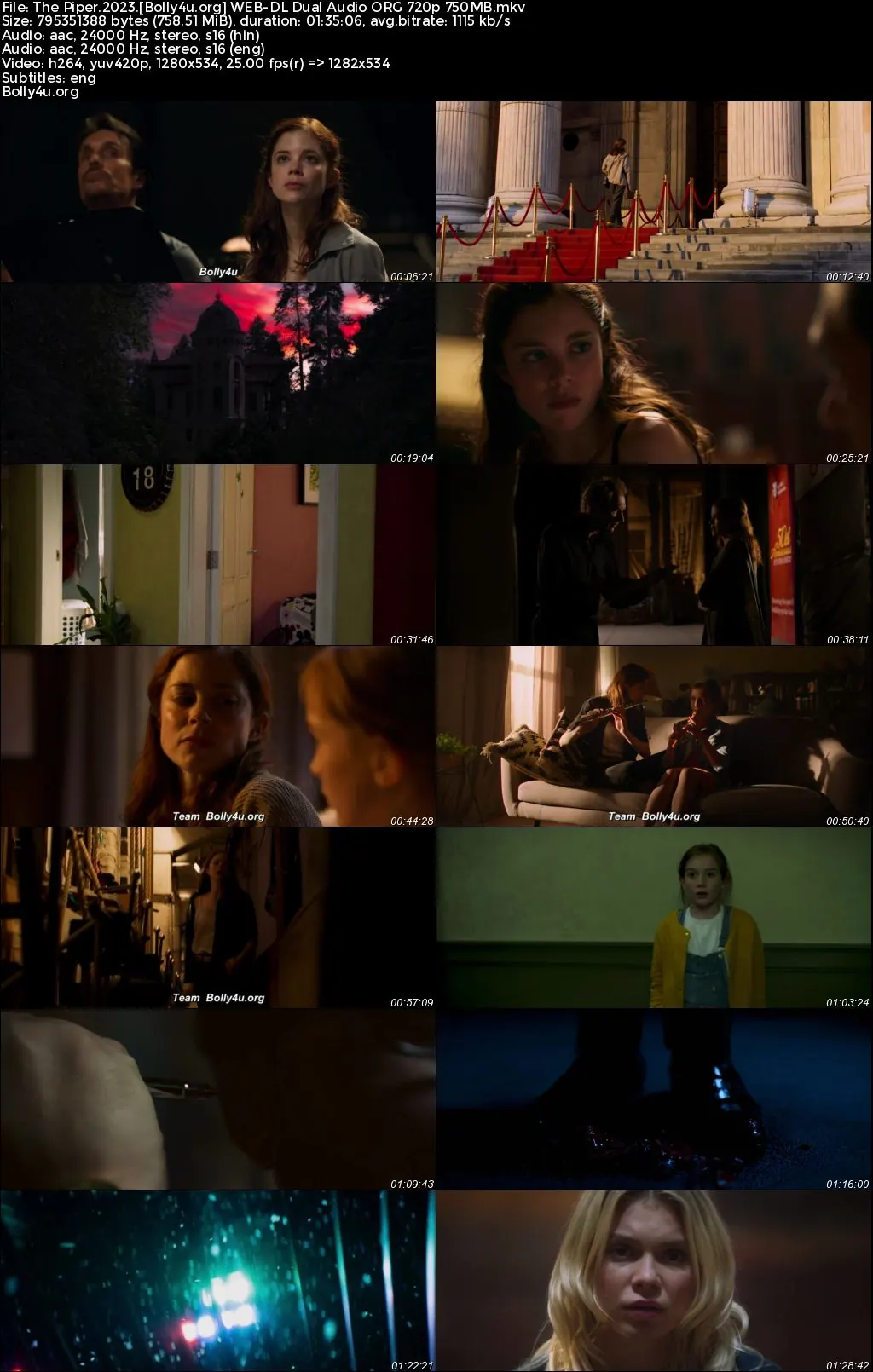 The Piper 2023 WEB-DL Hindi Dual Audio ORG Full Movie Download 1080p  720p  480p