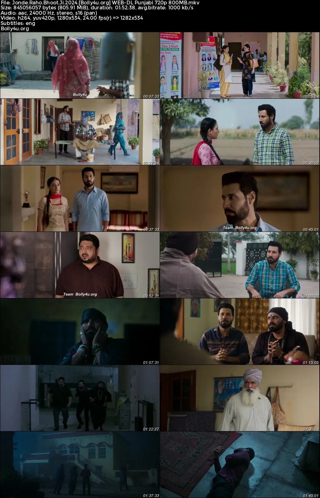 Jeonde Raho Bhoot Ji 2024 WEB-DL Punjabi Full Movie Download 1080p  720p  480p