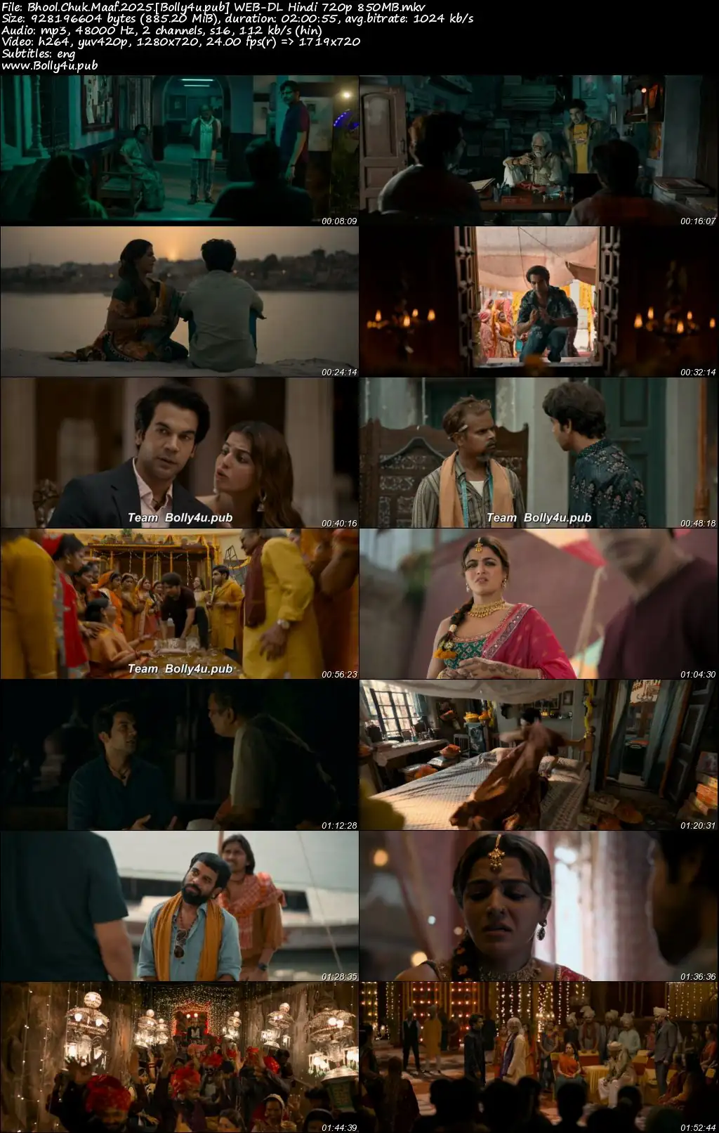 Bhool Chuk Maaf 2025 WEB-DL Hindi Full Movie Download 1080p  720p  480p