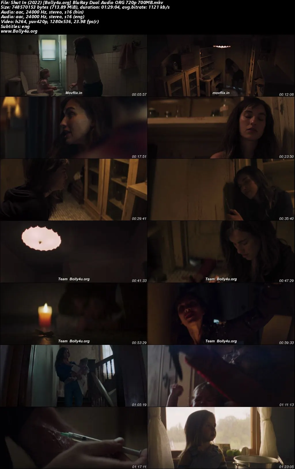 Shut In 2022 BluRay Hindi Dual Audio ORG Full Movie Download 1080p  720p  480p