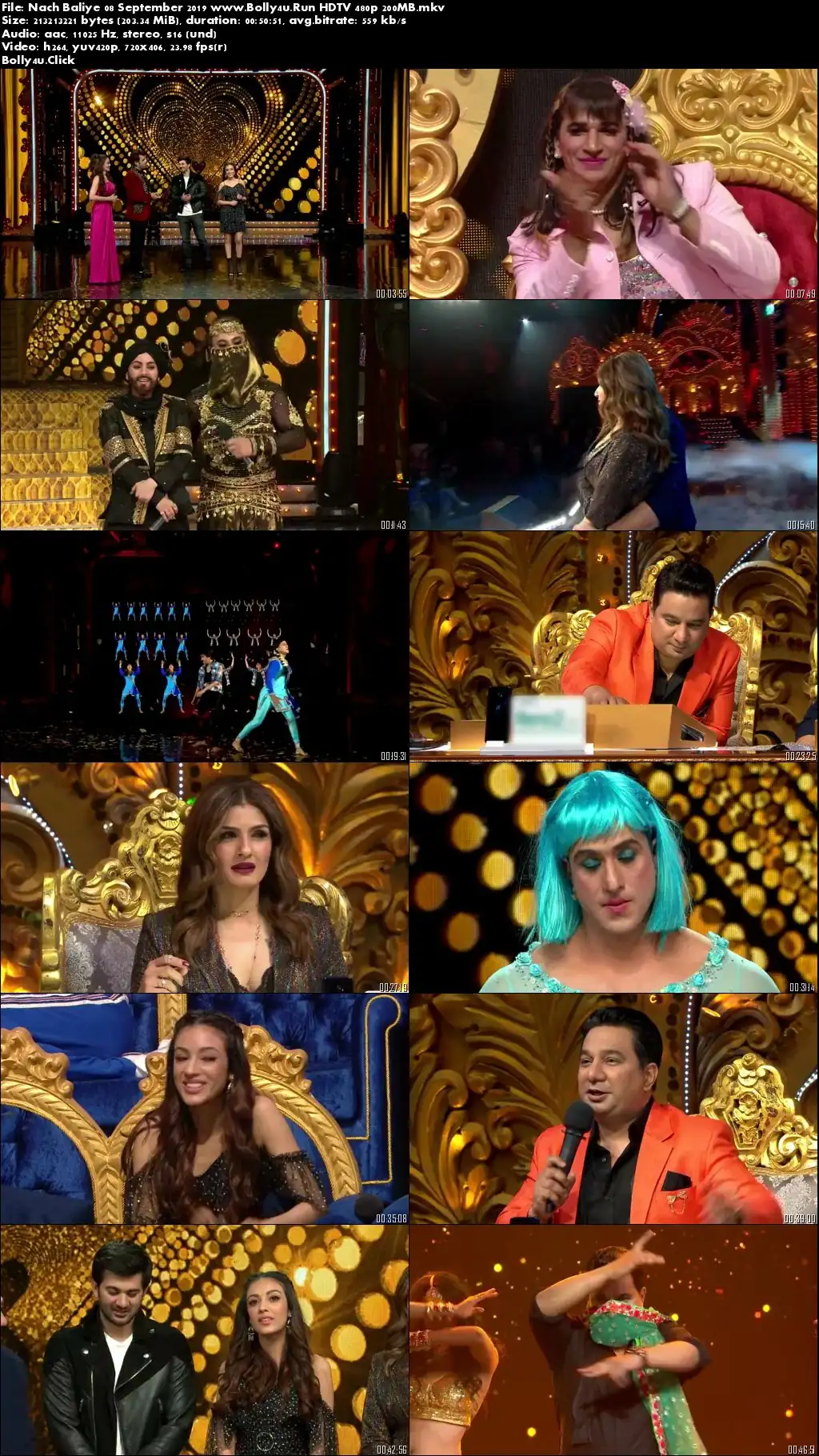 Nach Baliye 9 HDTV 480p 200Mb 08 September 2019 still 1  Bolly4u Official