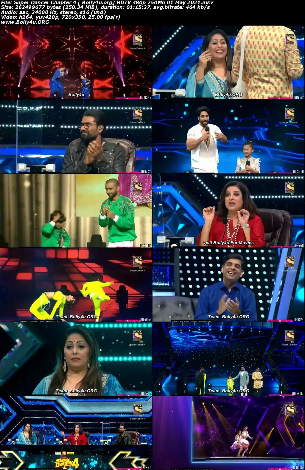 Super Dancer Chapter 4 HDTV 480p 250Mb 01 May 2021 Download