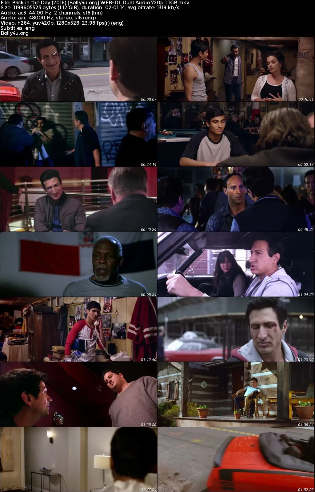 Back in the Day 2016 WEB-DL Hindi Dual Audio Full Movie Download 720p  480p