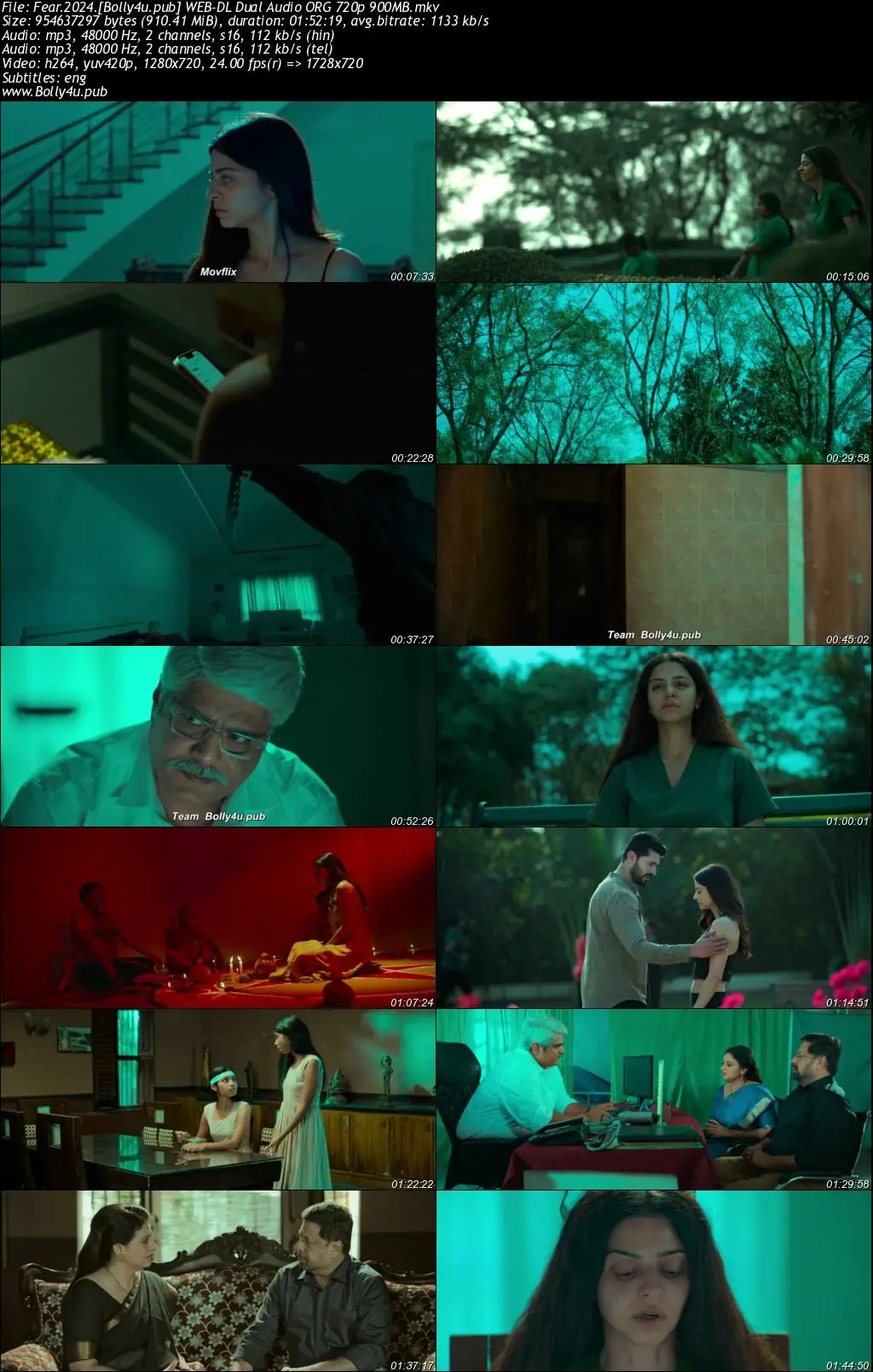 Fear 2024 WEB-DL UNCUT Hindi Dual Audio ORG Full Movie Download 1080p  720p  480p
