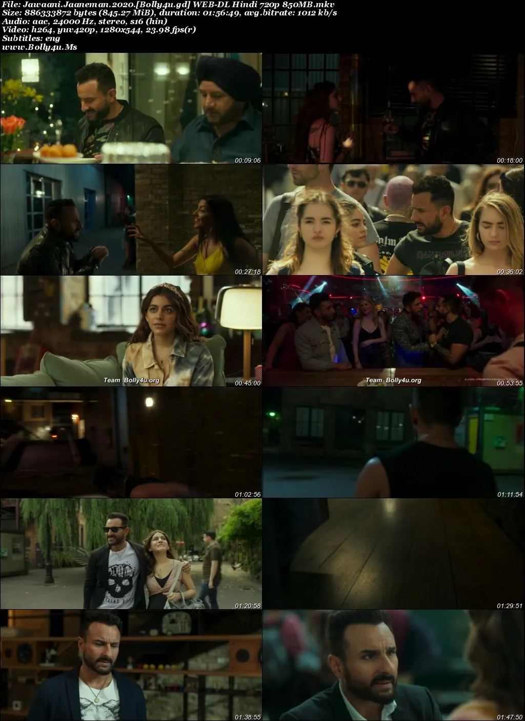 Jawaani Jaaneman 2020 WEB-DL Hindi Full Movie Download 1080p  720p  480p