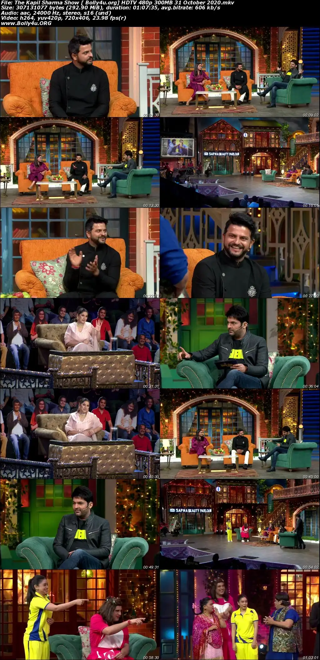 The Kapil Sharma Show HDTV 480p 300MB 31 October 2020 Download