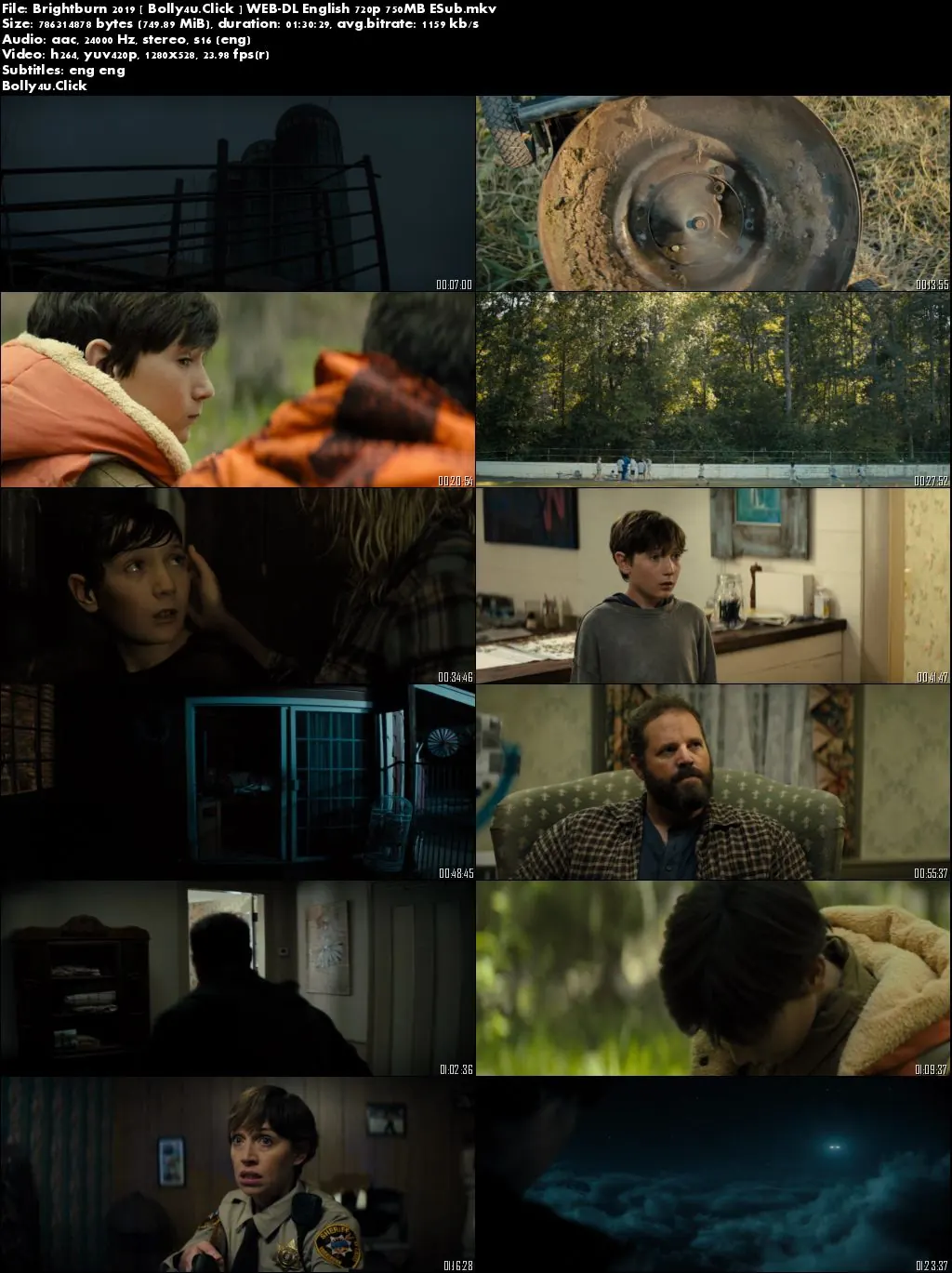 Brightburn 2019 WEB-DL 300Mb English 480p ESub Download Brightburn 2019 WEB-DL 300Mb English 480p ESub Download