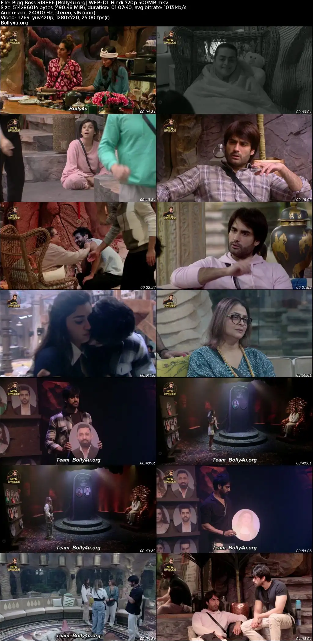 Bigg Boss 2024 WEB-DL Hindi S18E86 Download 720p  480p