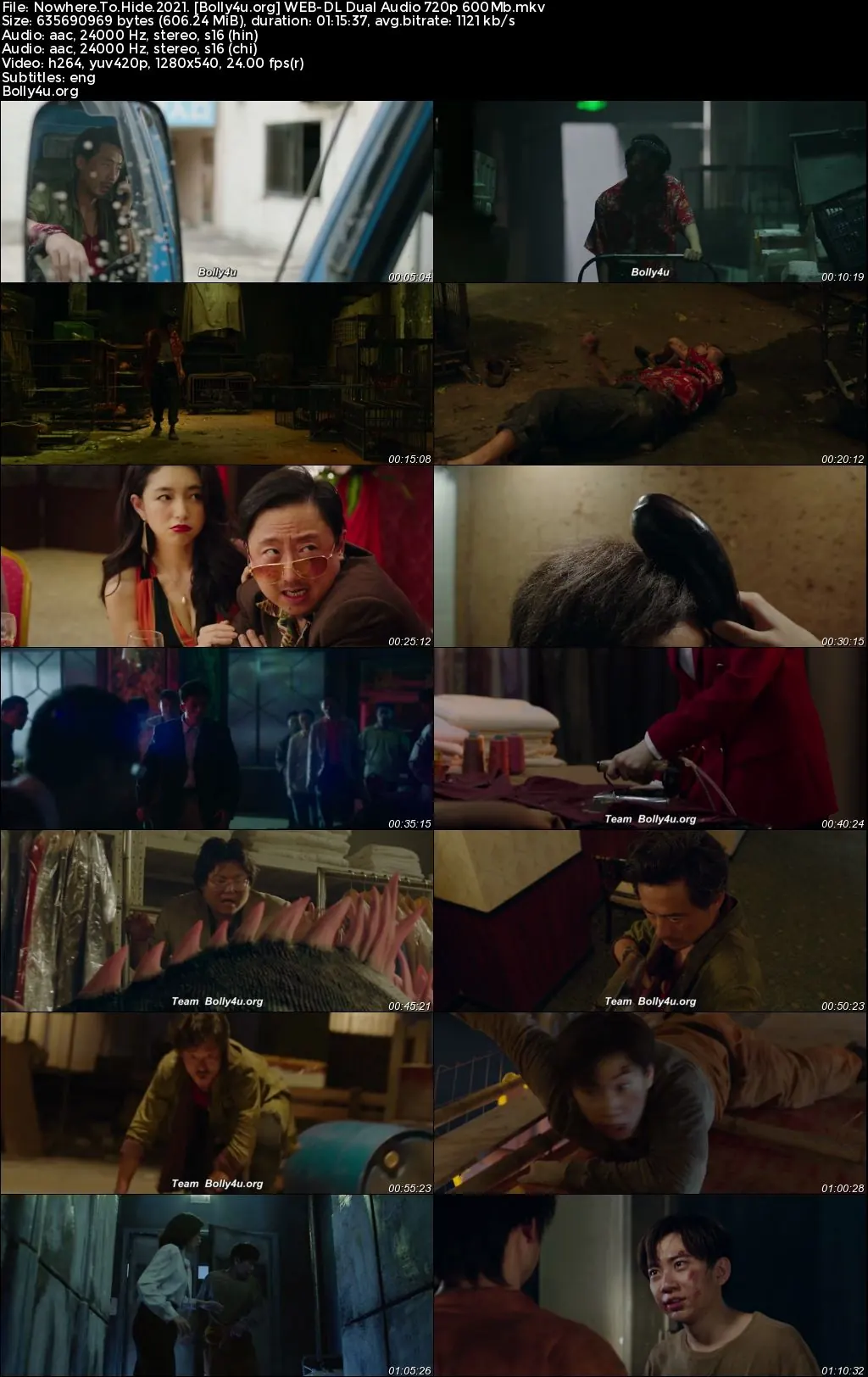 Nowhere To Hide 2021 WEB-DL Hindi Dual Audio ORG Full Movie Download 720p  480p