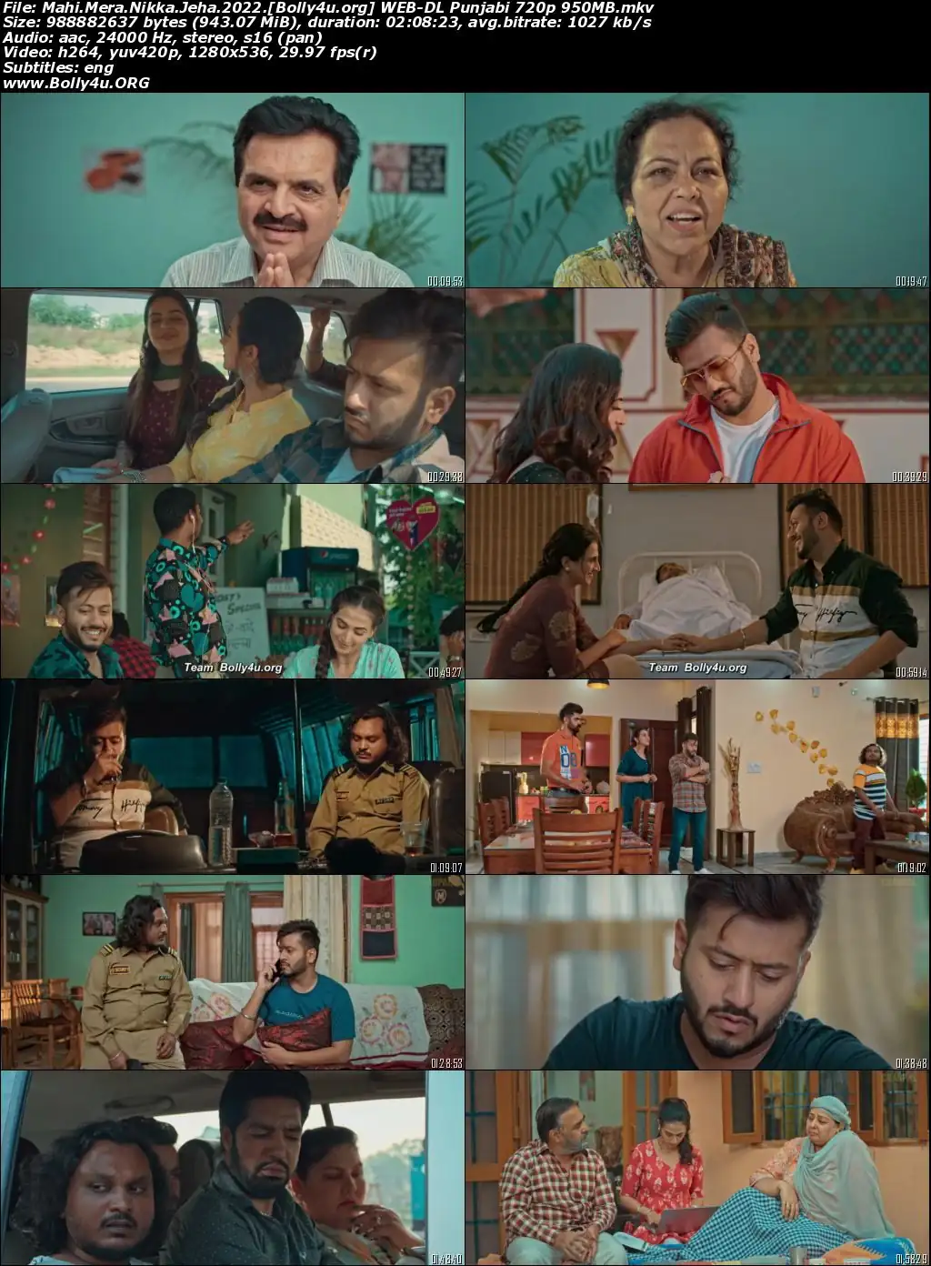 Mahi Mera Nikka Jeha 2022 WEB-DL Punjabi Full Movie Download
