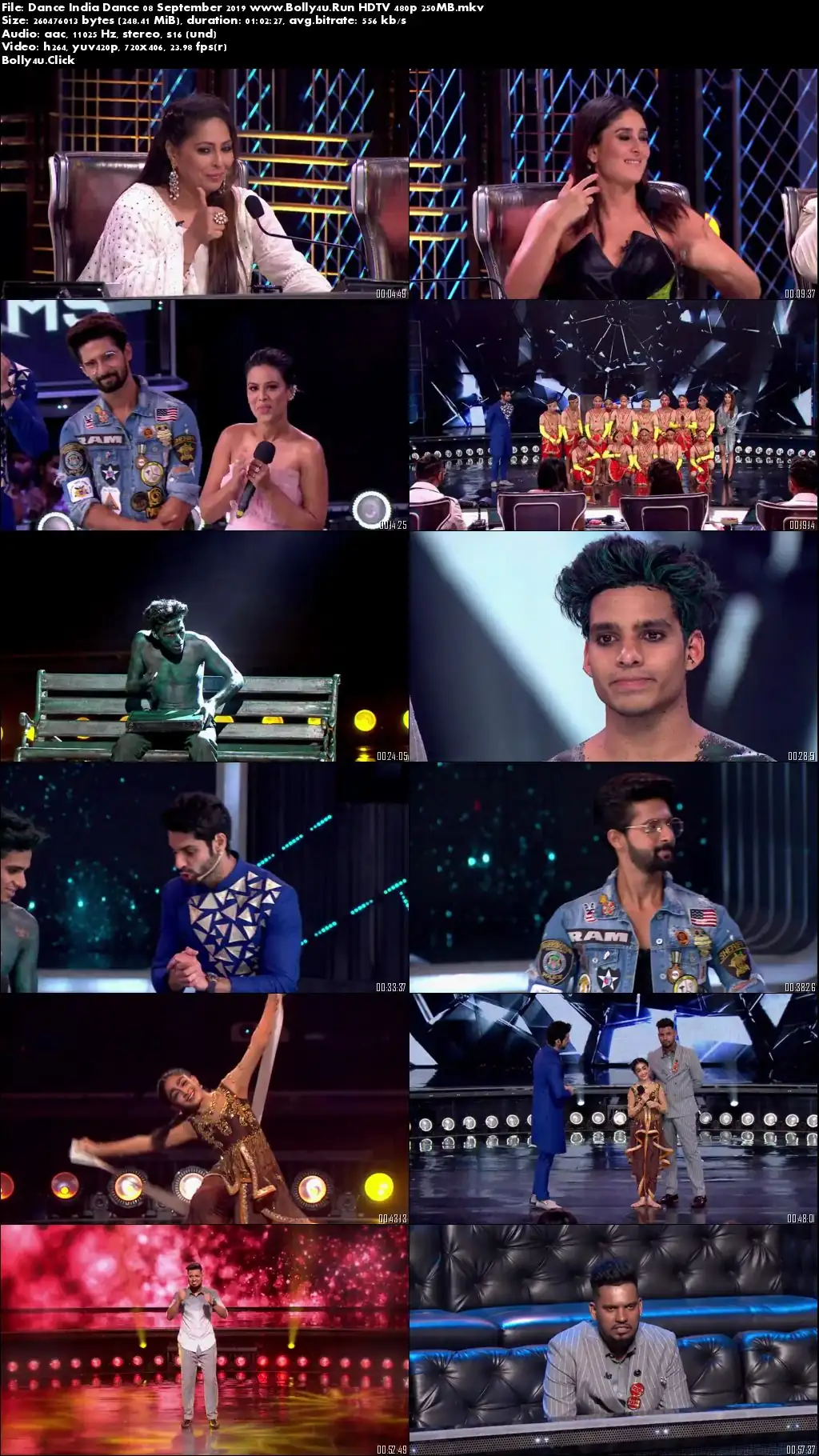 Dance India Dance HDTV 480p 250MB 08 September 2019 still 1  Bolly4u Official