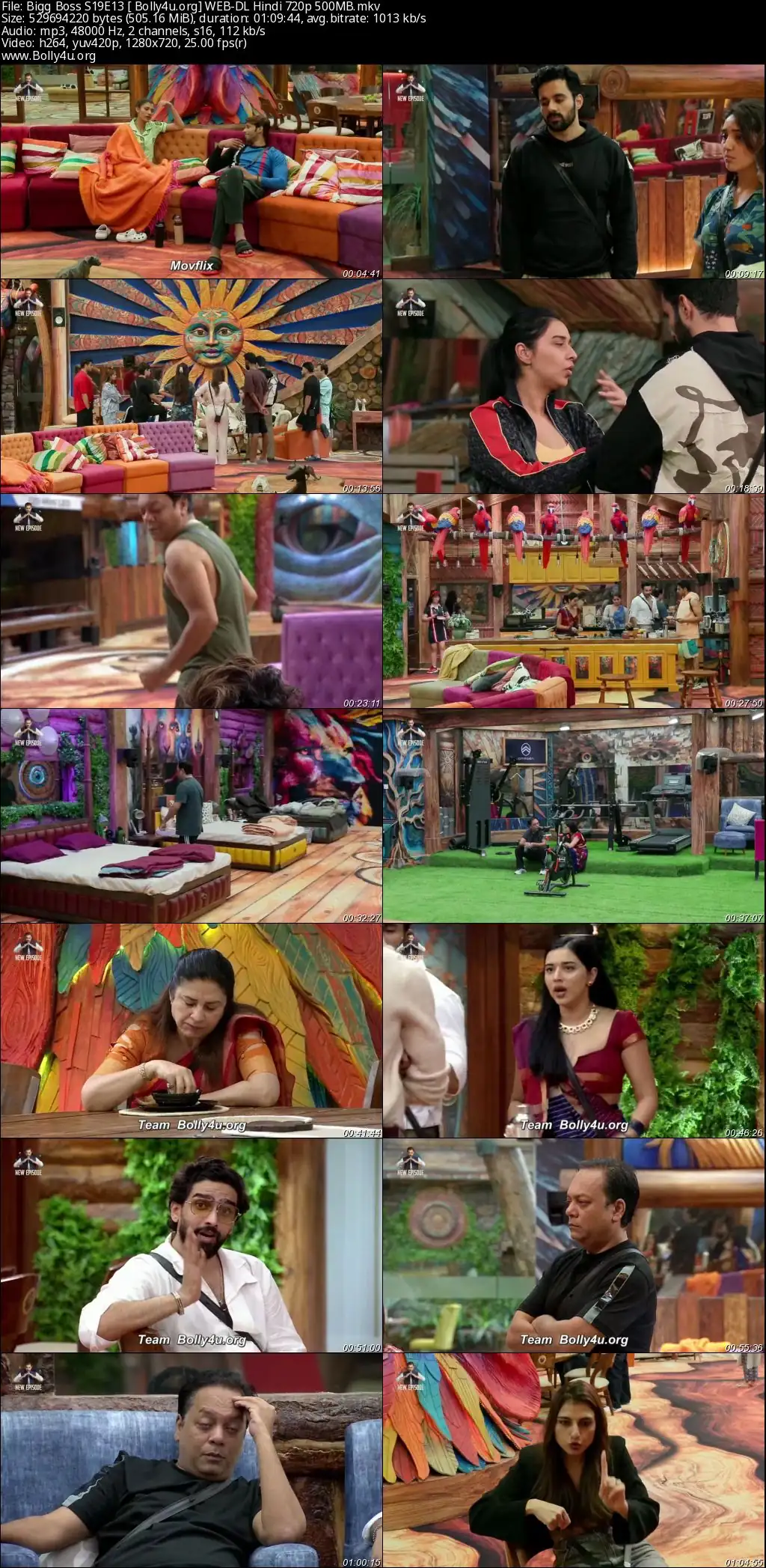 Bigg Boss 2025 WEB-DL Hindi S19EP13 Download 720p  480p