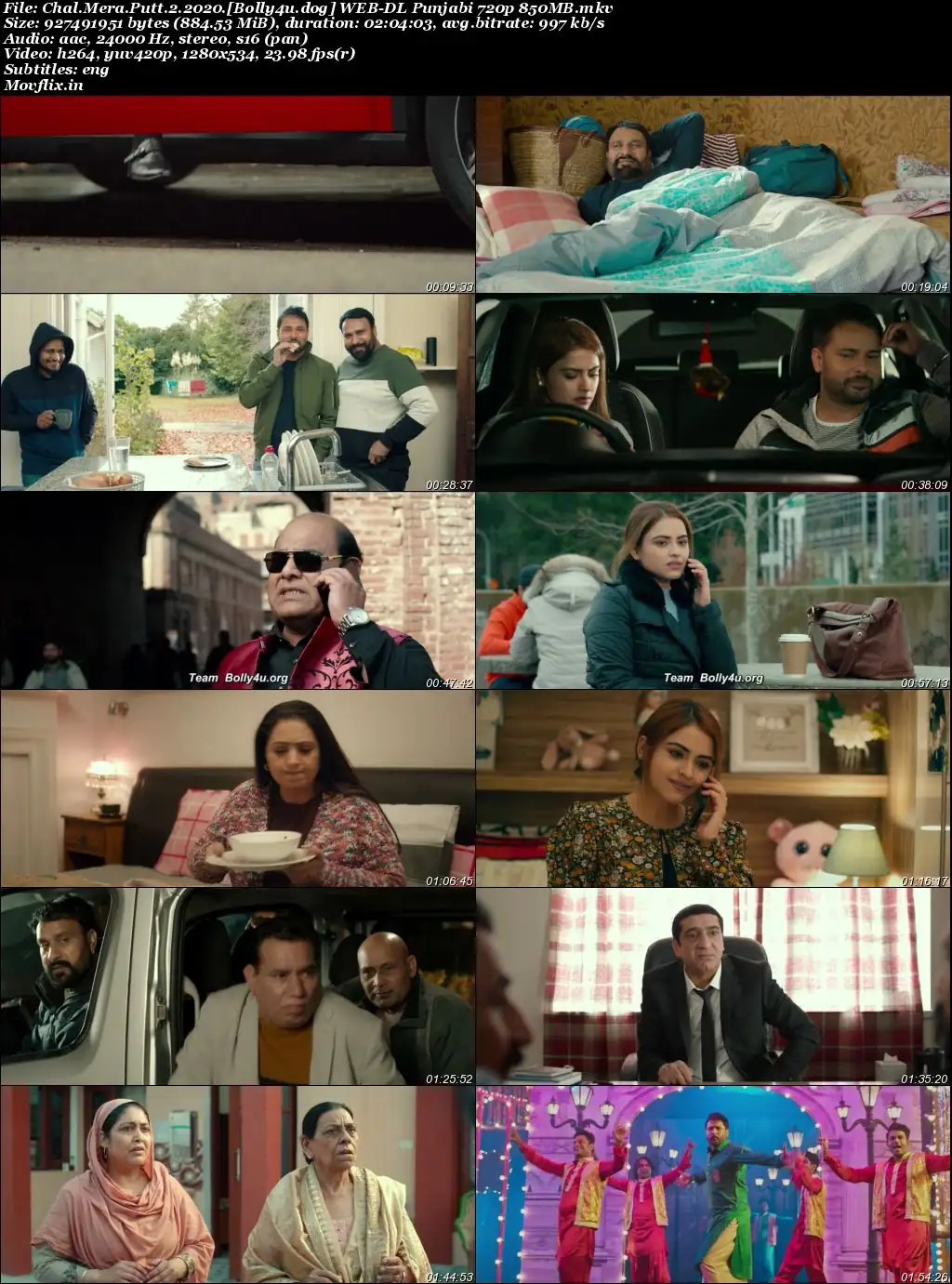 Chal Mera Putt 2 2020 WEB-DL Punjabi Full Movie Download 1080p  720p  480p