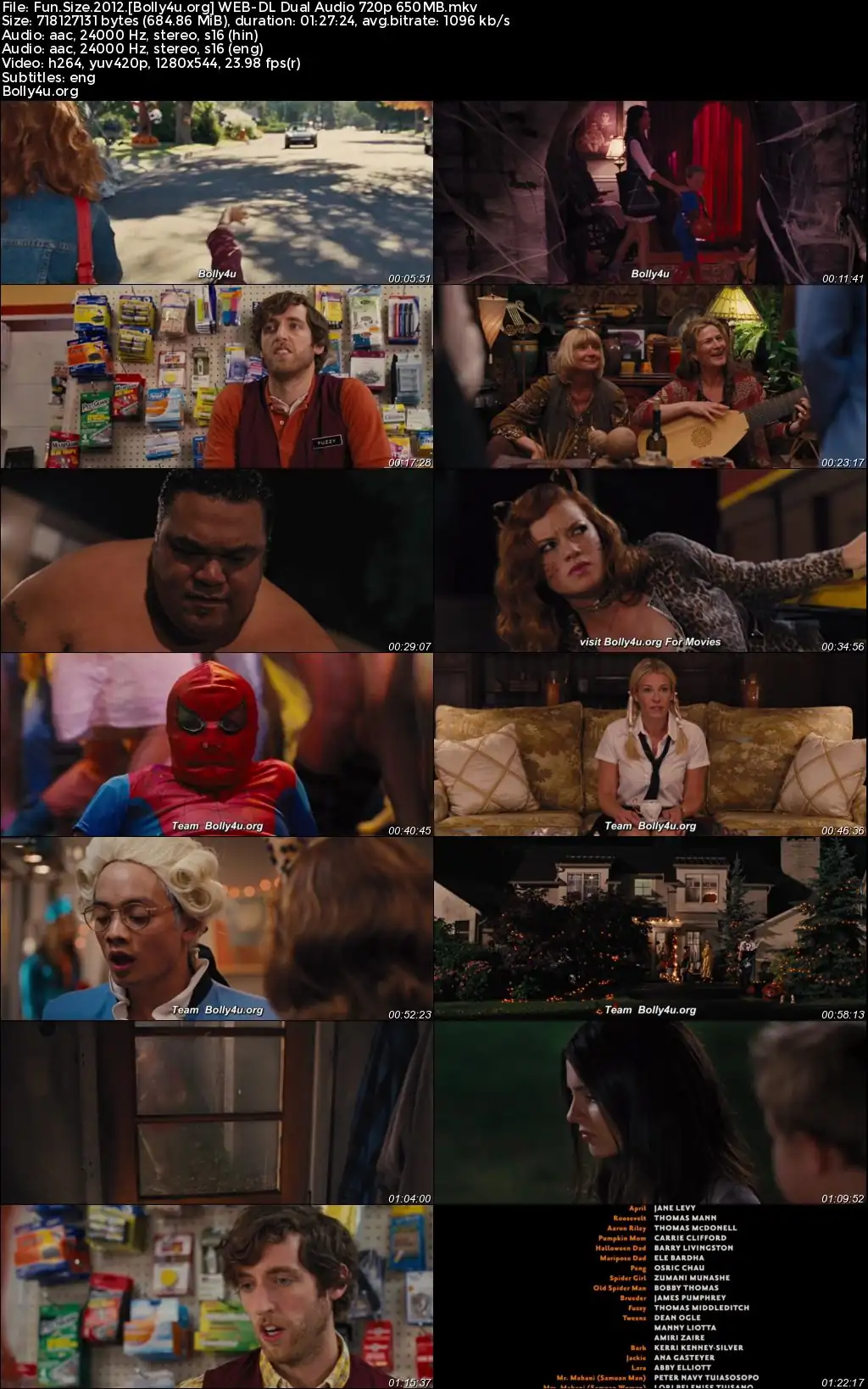 Fun Size 2012 WEB-DL Hindi Dual Audio Full Movie Download 1080p  720p  480p