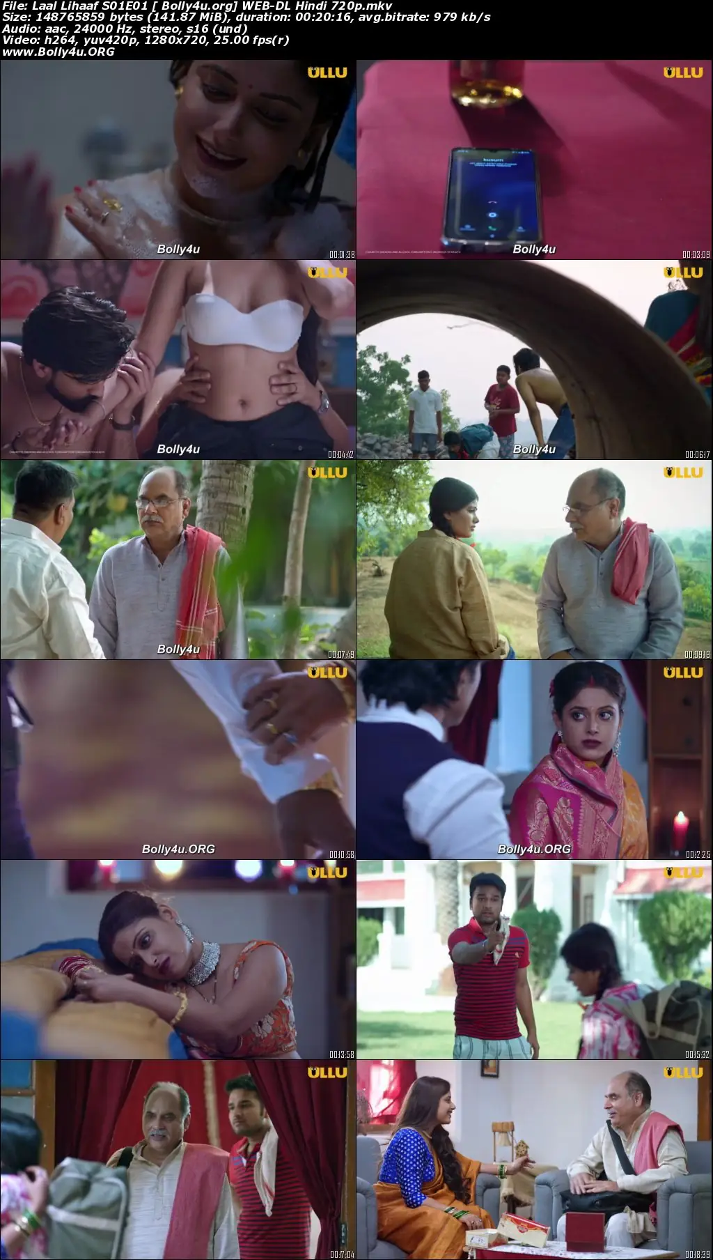 Laal Lihaaf 2021 WEB-DL 350MB Hindi ULLU S01 Part 01 Download 720p