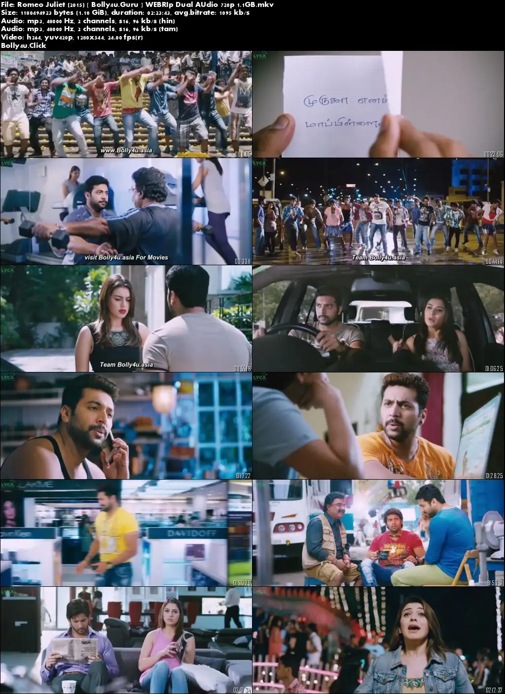 Romeo Juliet 2015 WEB-DL 1.1GB UNCUT Hindi Dual Audio 720p Download
