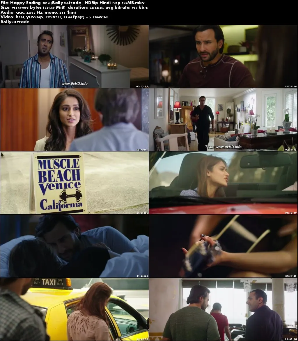  Happy Ending 2014 HDRip 350Mb Full Hindi Movie Download 480p