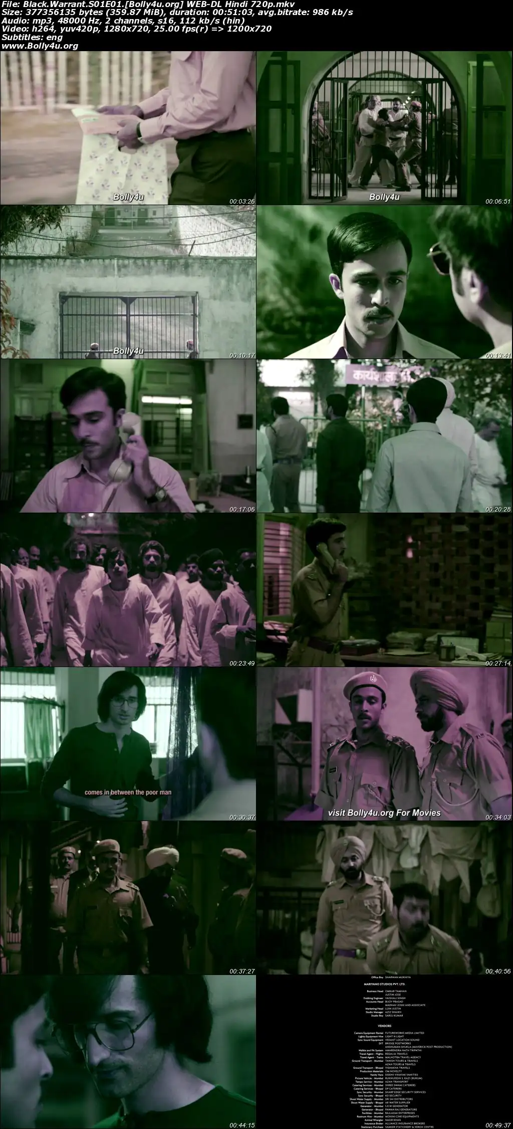 Black Warrant 2025 WEB-DL Hindi S01 Complete Download 720p  480p
