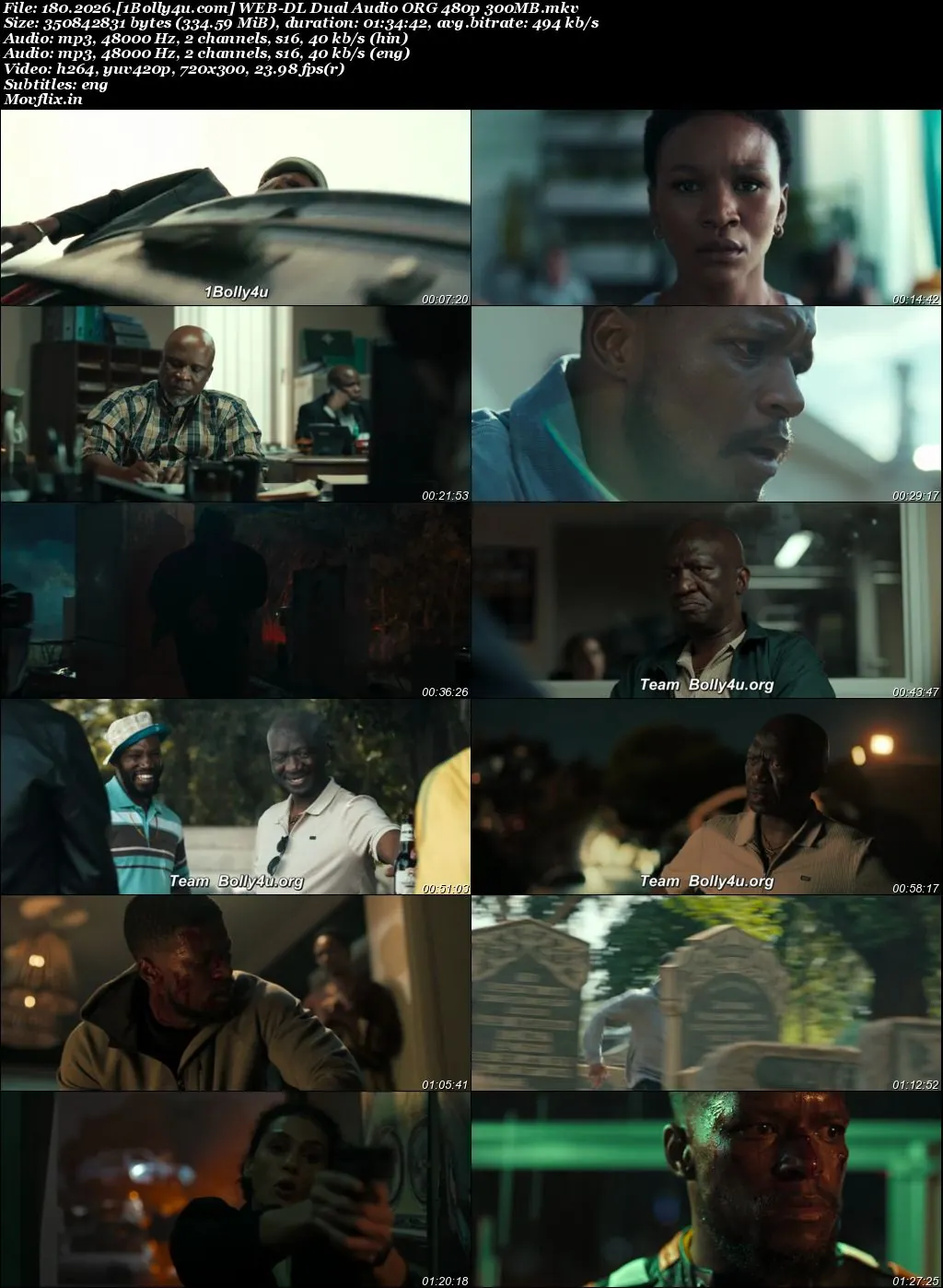 180 2026 WEB-DL Hindi Dual Audio ORG Full Movie Download 1080p  720p  480p