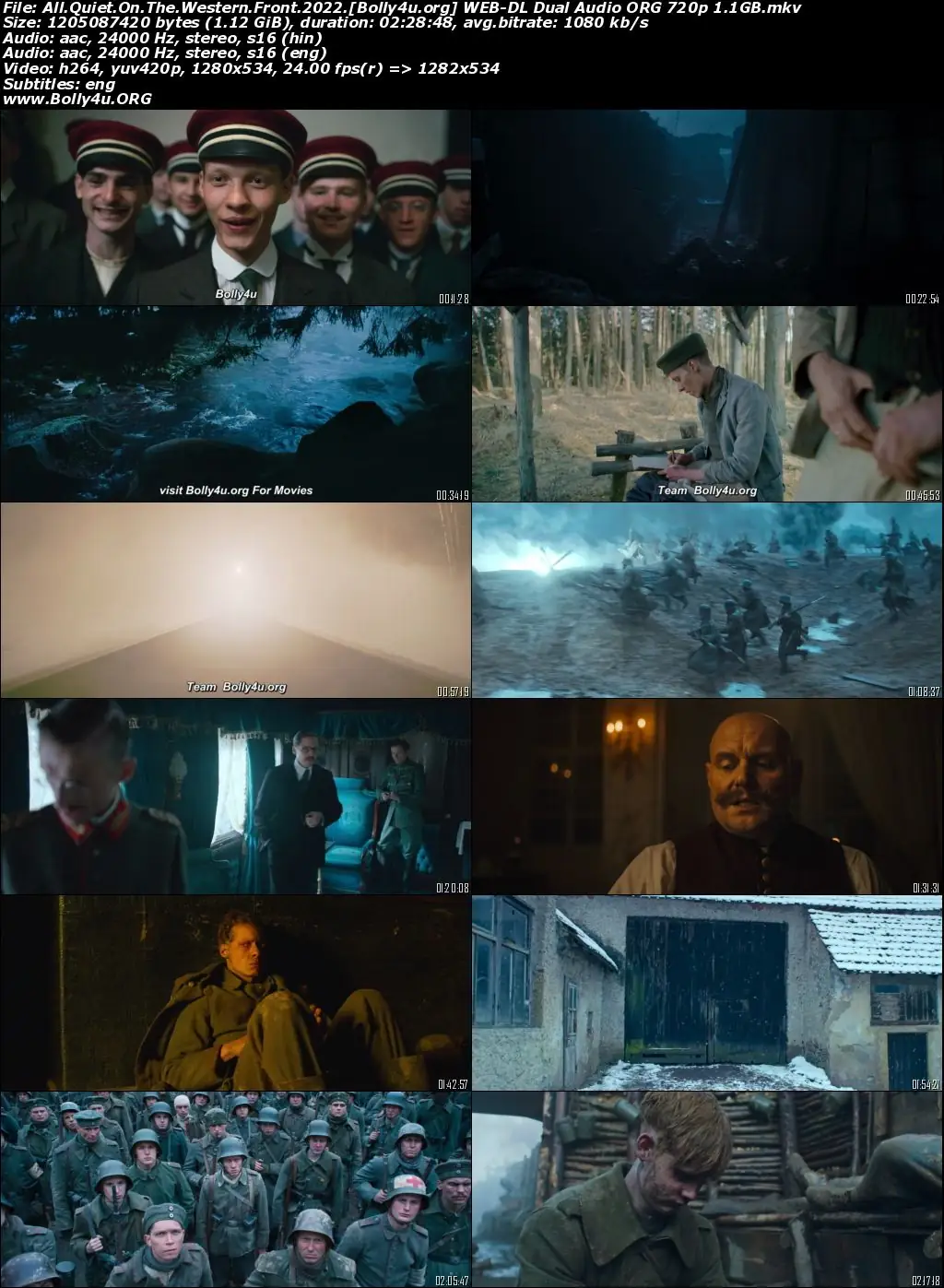 All Quiet On The Western Front 2022 WEB-DL Hindi Dual Audio ORG Full Movie Download 1080p  720p  480p