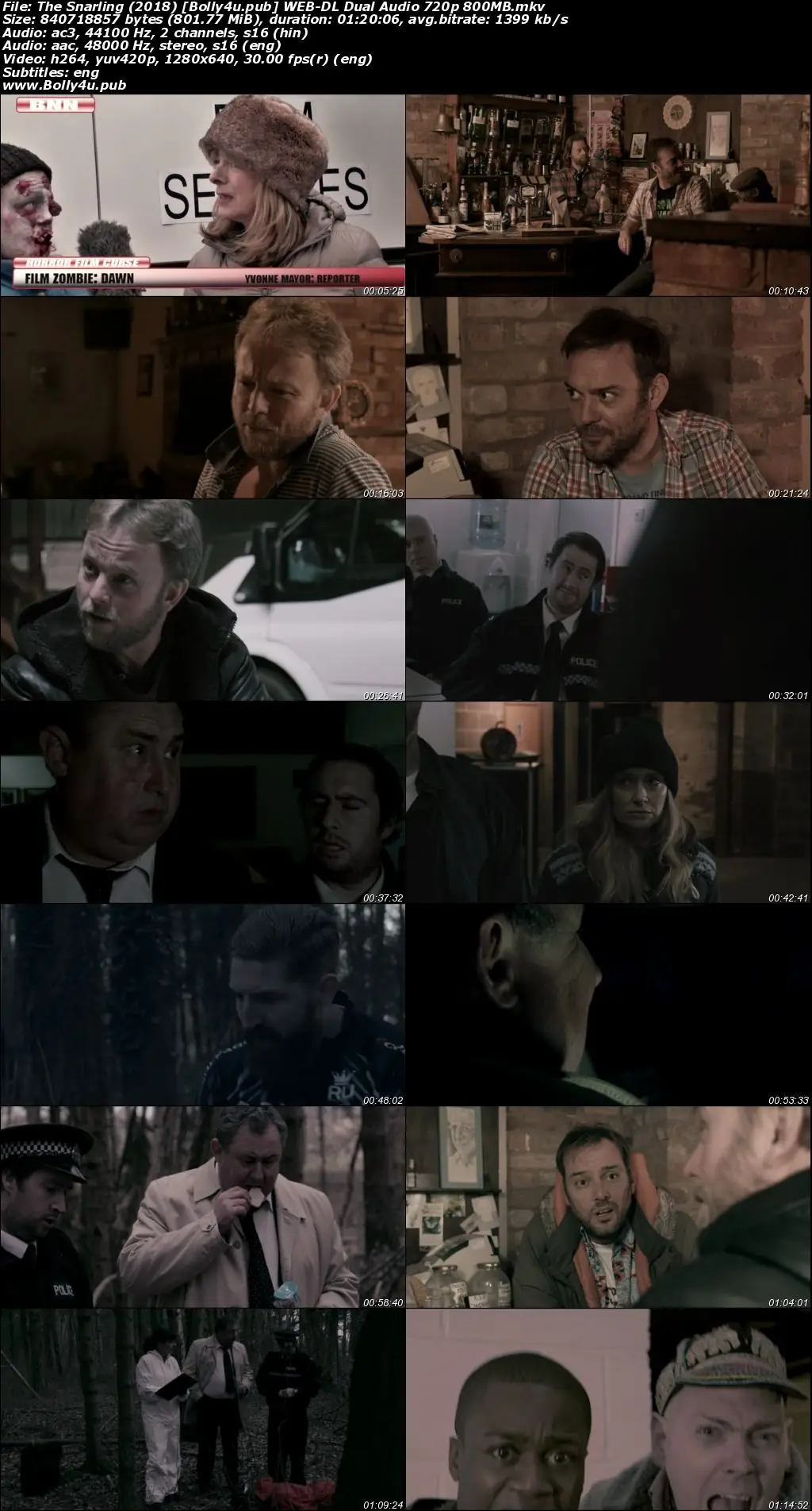The Snarling 2018 WEB-DL Hindi Dual Audio Full Movie Download 720p  480p