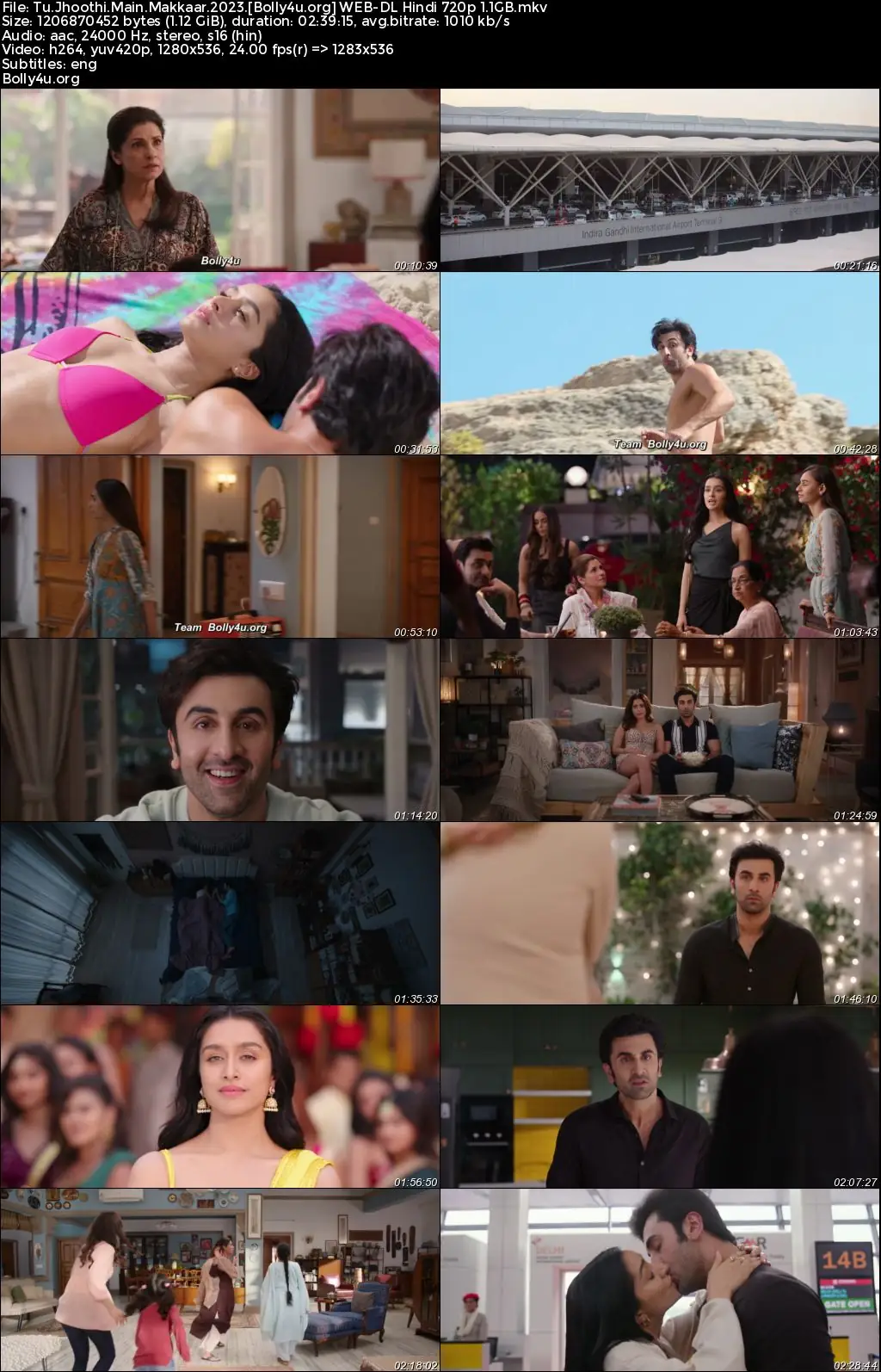Tu Jhoothi Main Makkaar 2023 WEB-DL Hindi Full Movie Download 1080p  720p  480p