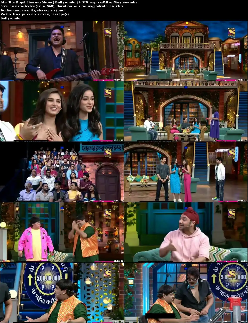 The Kapil Sharma Show HDTV 480p 350MB 05 May 2019 Download