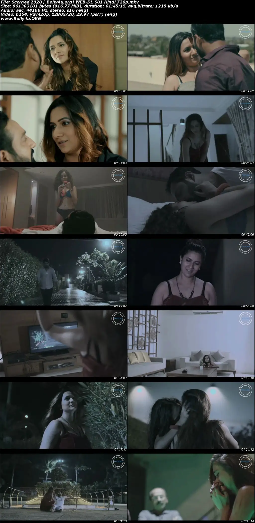 Scorned 2020 WEB-DL 900Mb Hindi Nuefliks Originals 720p